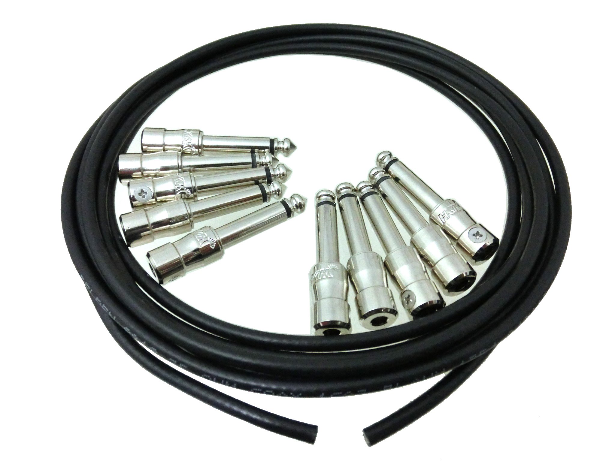 Amazon.co.jp: BELDEN 8218 + HKM ソルダーレスプラグ KIT ケーブル3m