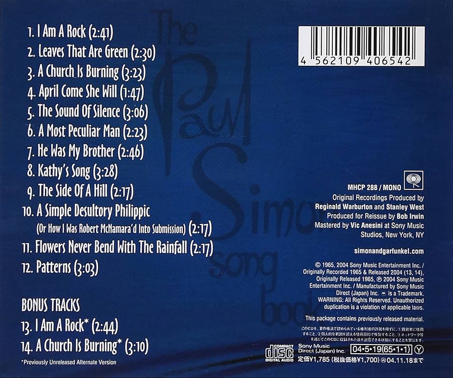 Amazon.co.jp: ソングブック - ポール・サイモン: ミュージック