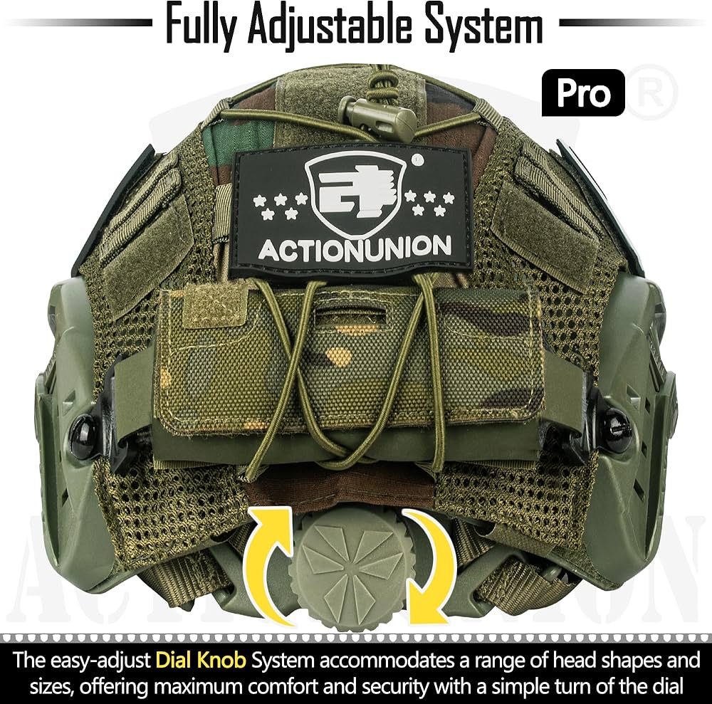 Amazon.co.jp: ACTIONUNION エアソフト ファストヘルメット プロセット