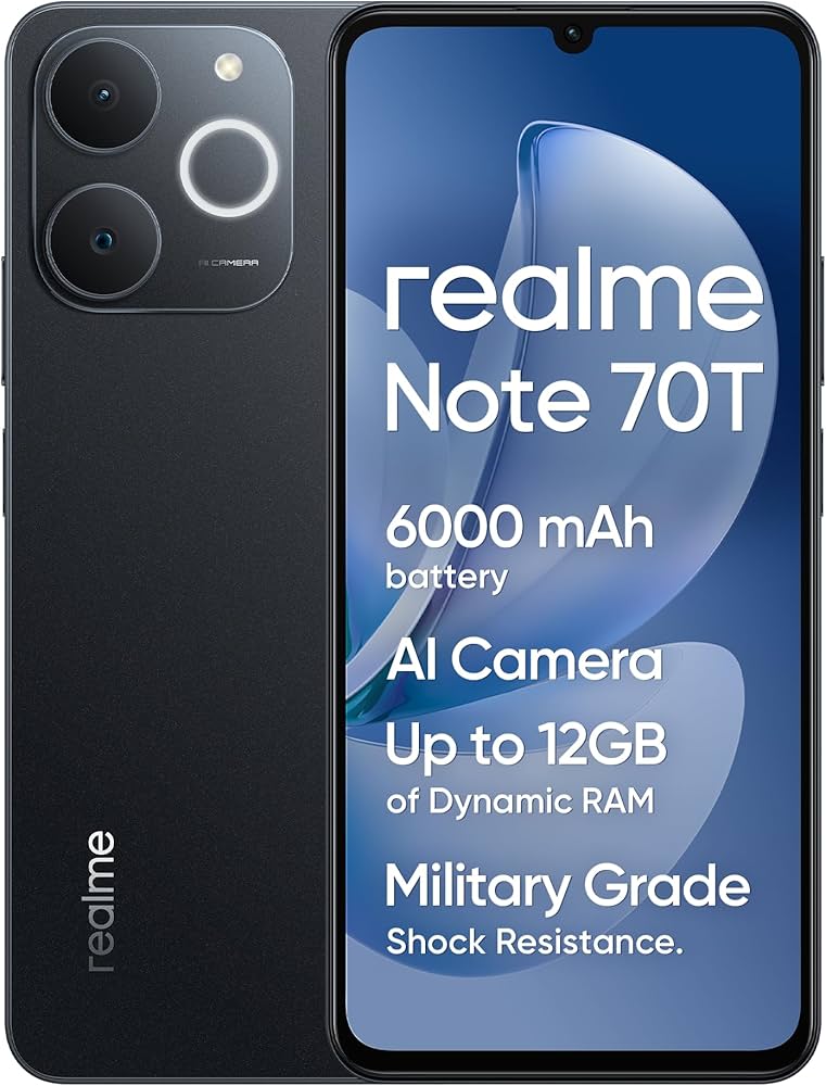 スマートフォン本体 Note 70t 4GB/64GB realme Note 70T【スペック