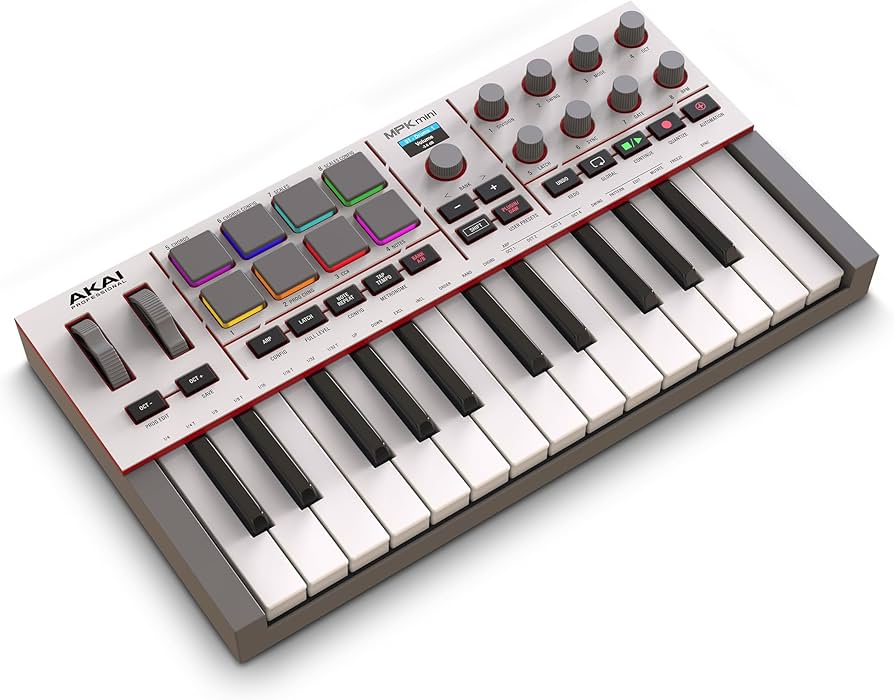Amazon.com: Akai Professional MPK Mini IV USB-C MIDI Keyboard