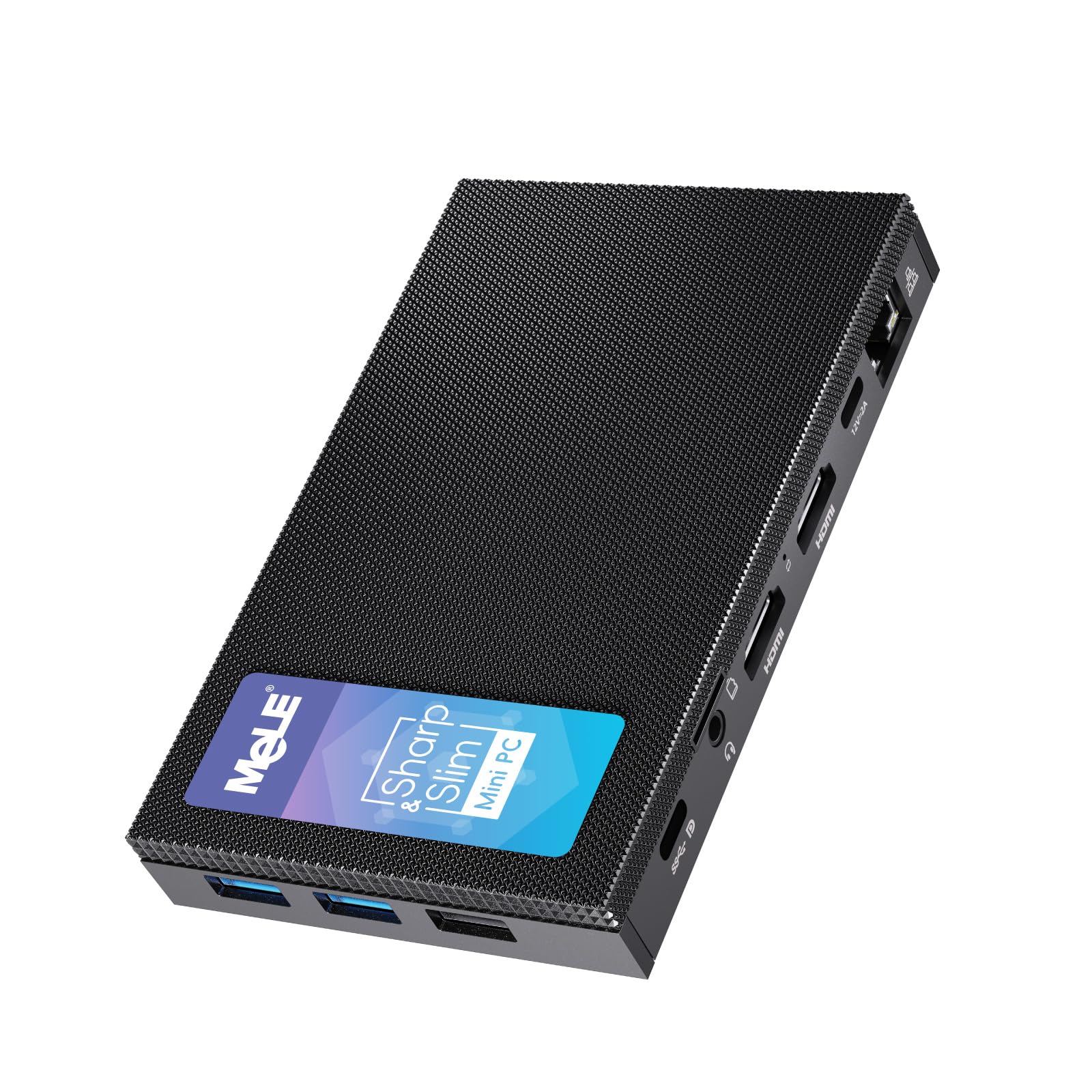 MeLE Mini PC Quieter 4C - 12th Gen N100, Fanless PC, 16GB RAM