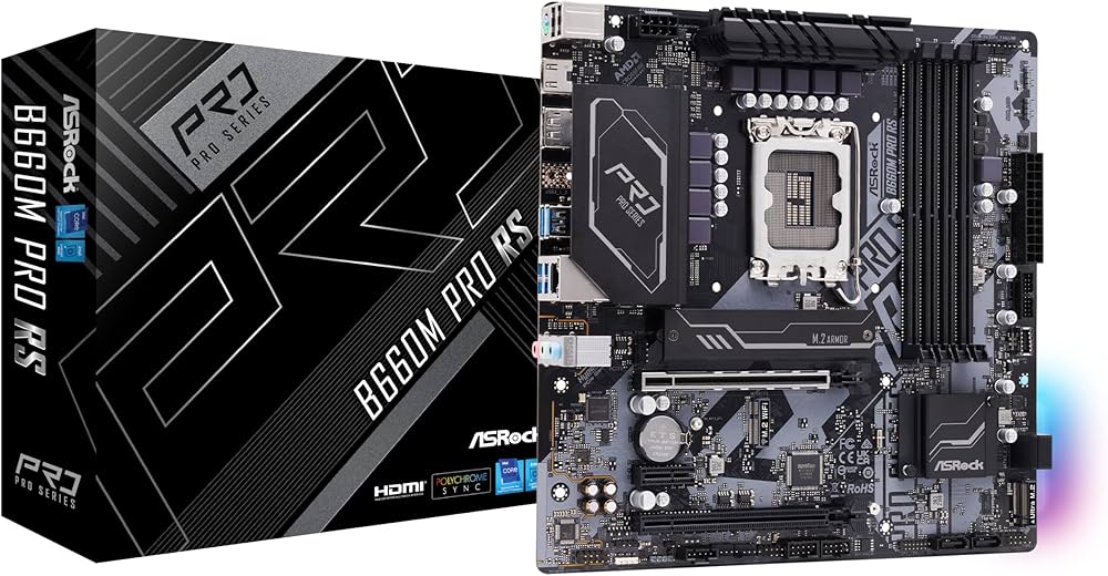 Amazon | ASRock マザーボード B660M Pro RS Intel B660 シリーズ 第12