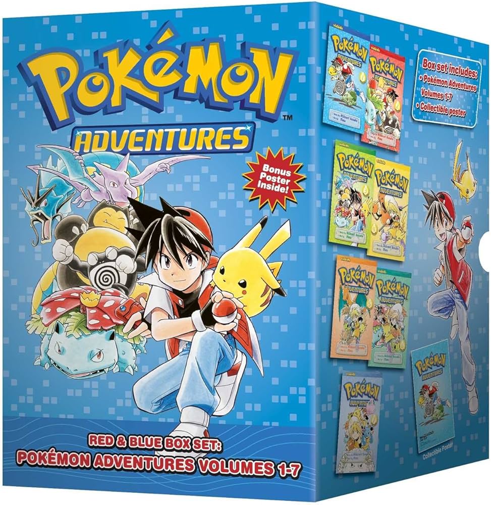 Amazon | Pokémon Adventures Red & Blue Box Set (Set Includes Vols