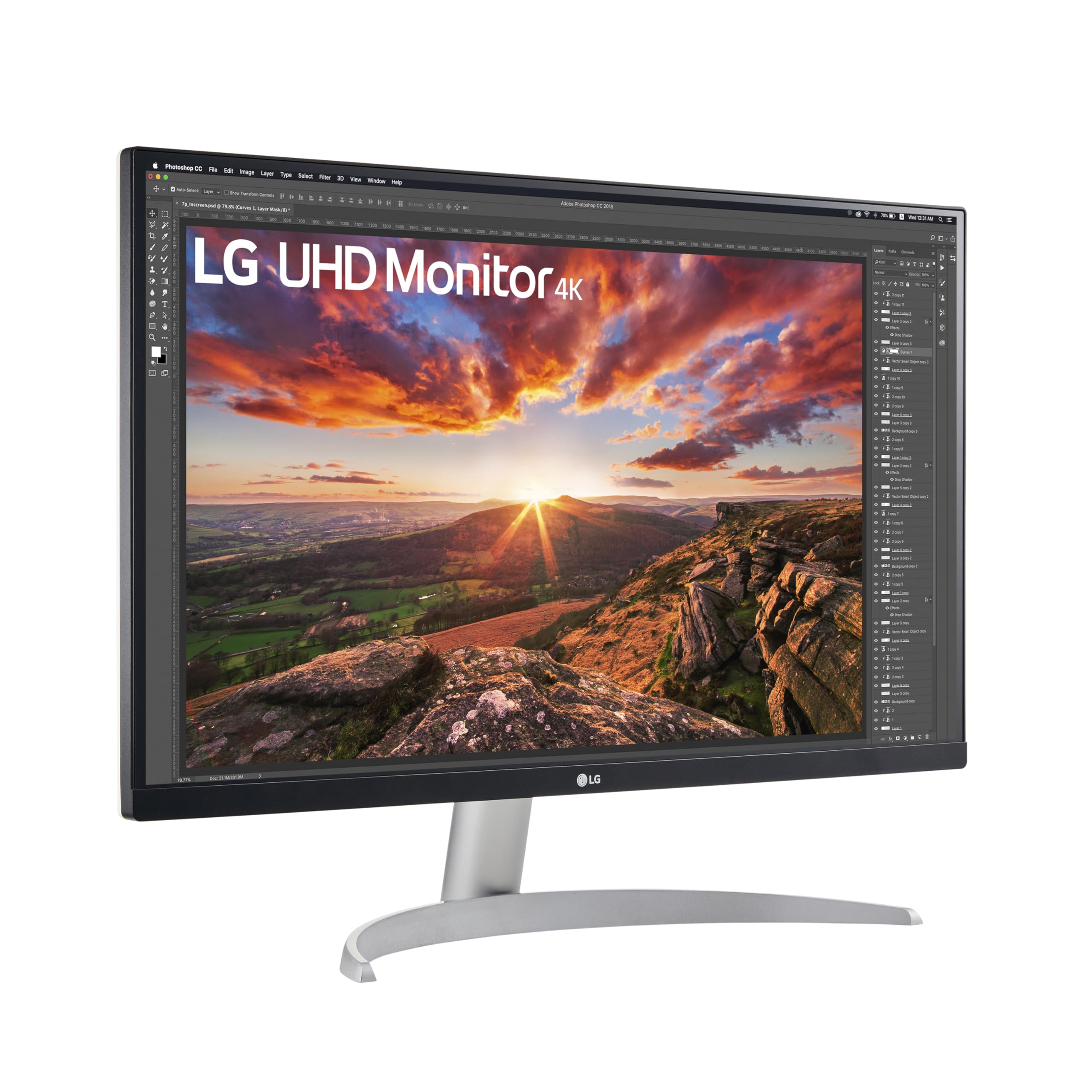 Amazon.com: LG 27UP600-W 27-inch Ultrafine 4K UHD (3840x2160) IPS