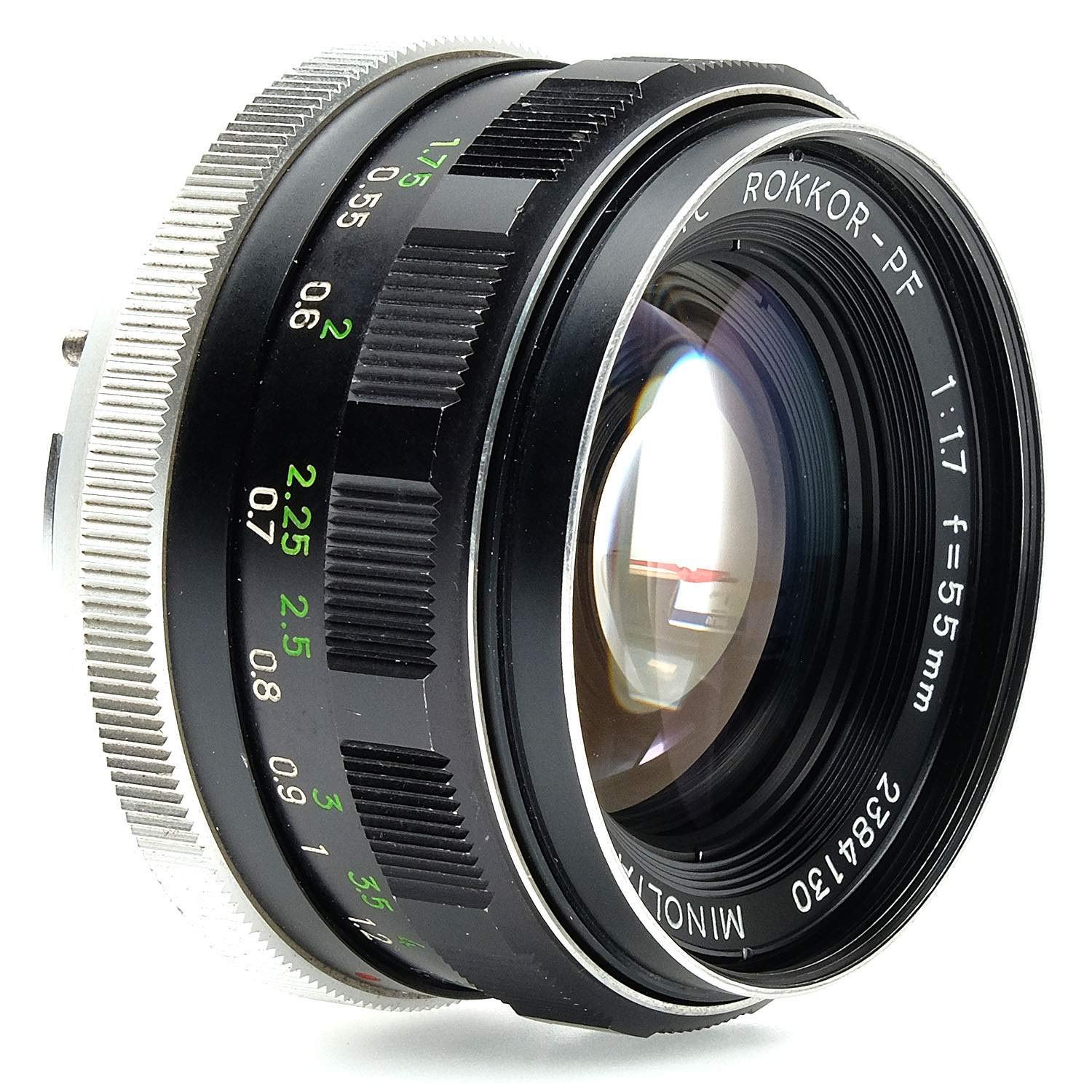 Amazon | MINOLTA MC ROKKOR-PF 1:1.7 f=55mm 単焦点レンズ ミノルタSR