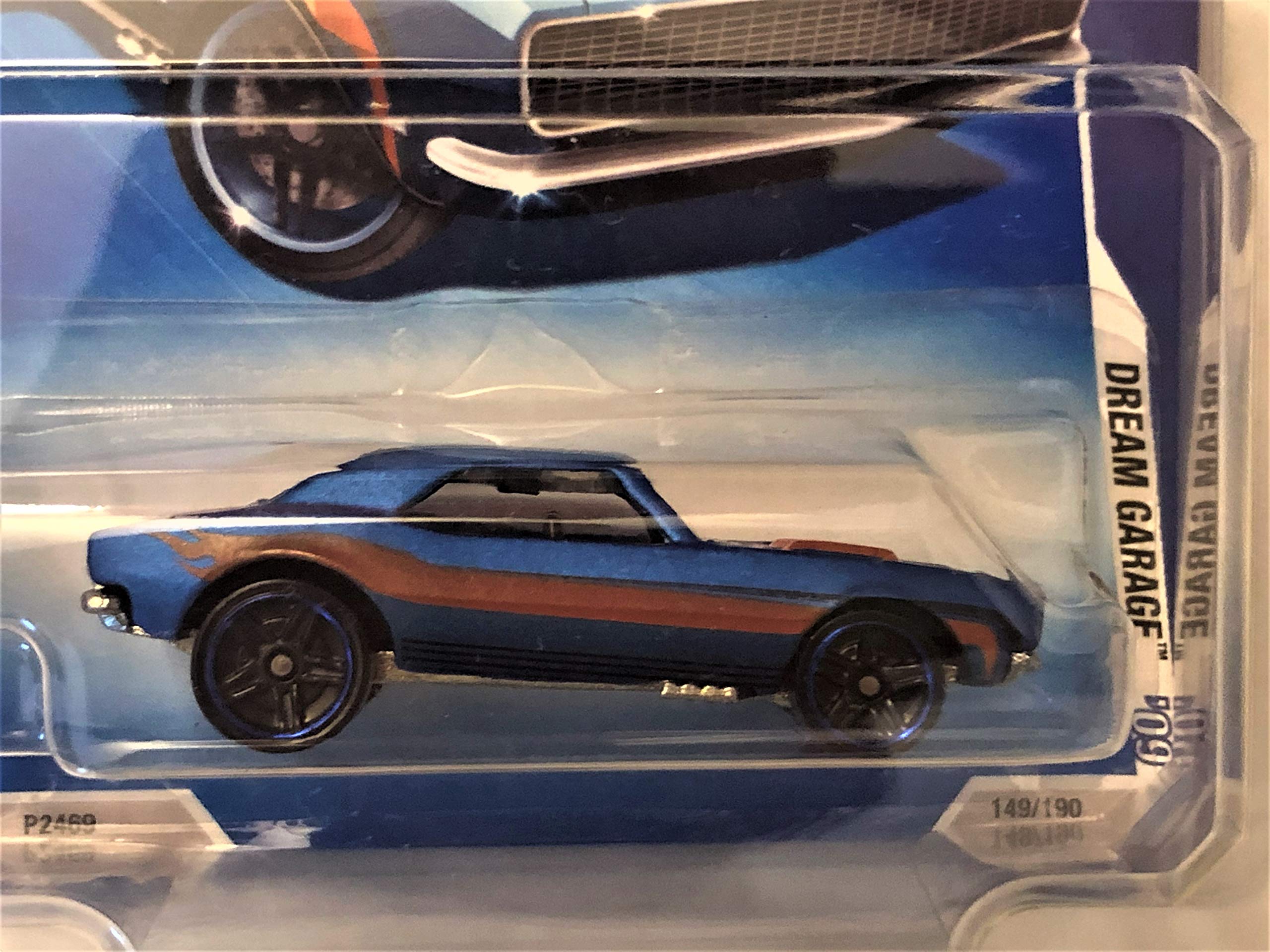 Amazon.com: Hot Wheels 2009-149 Dream Garage '67 Camaro BLUE 1:64
