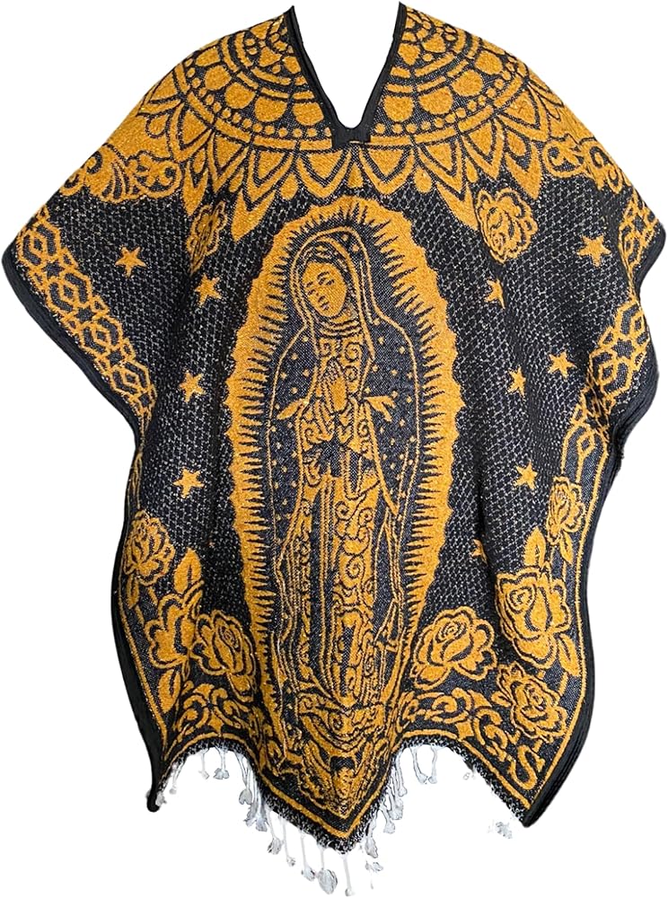 Amazon.com: Del Mex Authentic Mexican Poncho Cobija Blanket