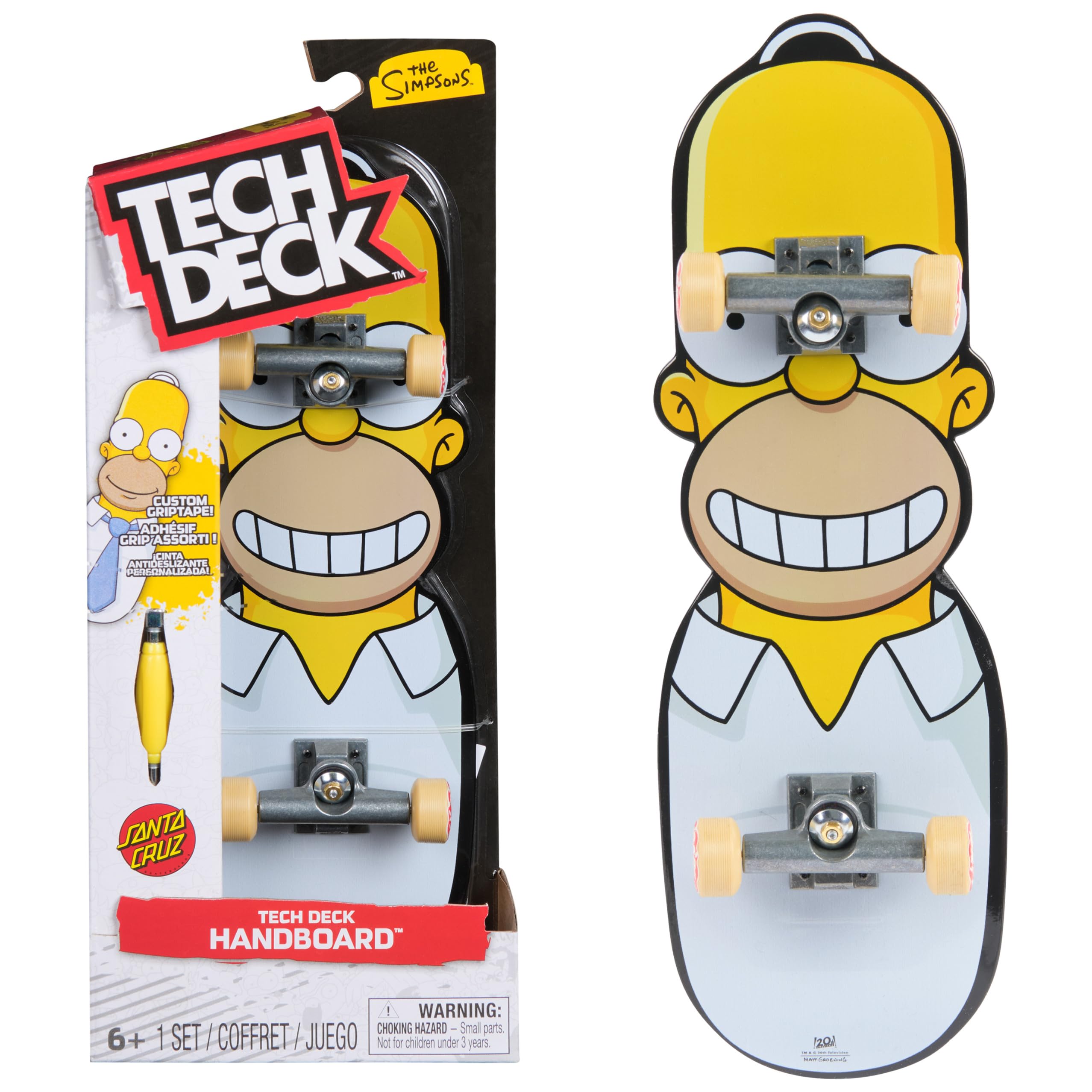 Amazon.com: Tech Deck, The Simpsons Santa Cruz & Homer Mini