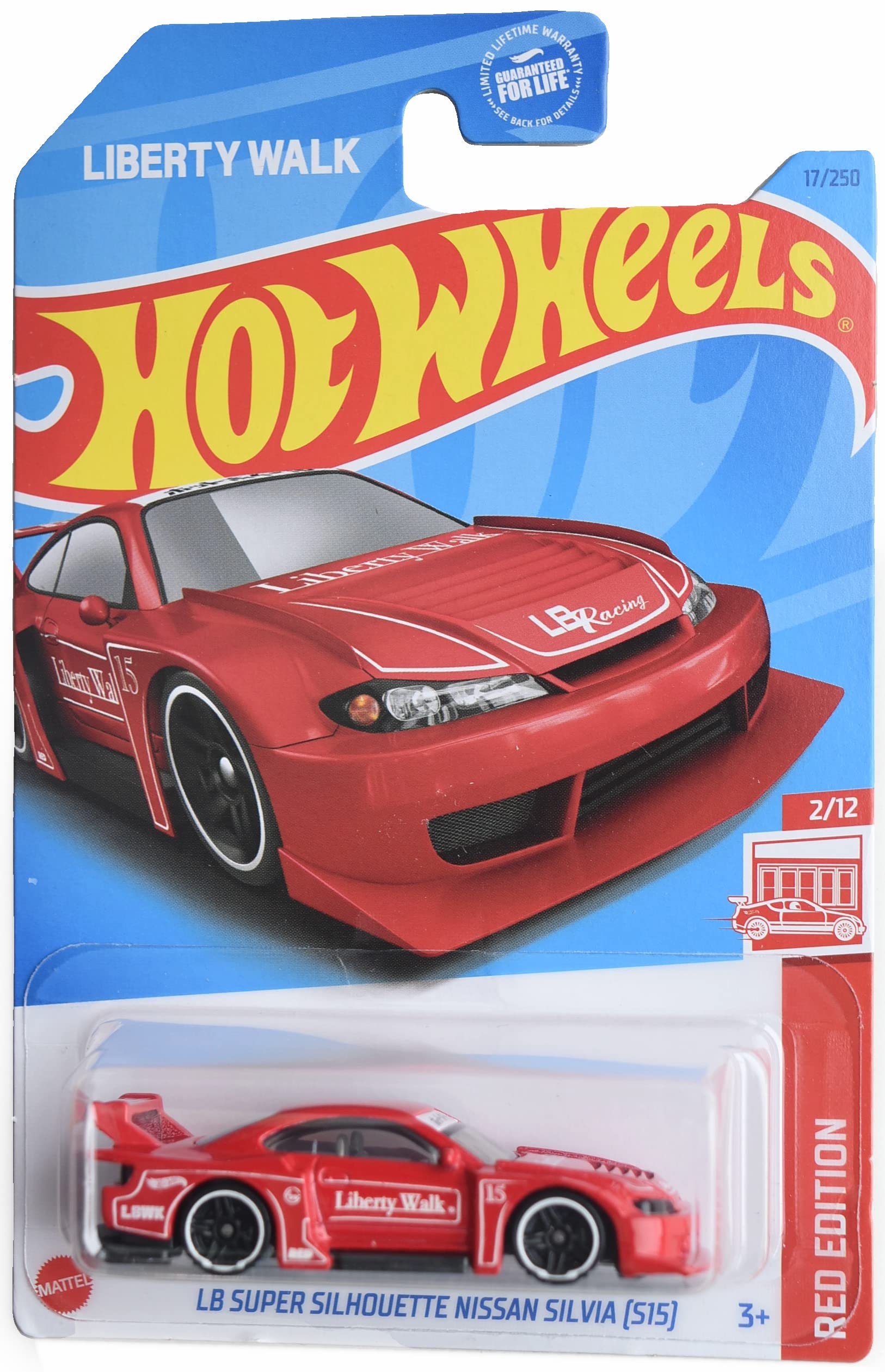 Amazon.com: Hot Wheels LB Super Silhouette Nissan Silvia, Red