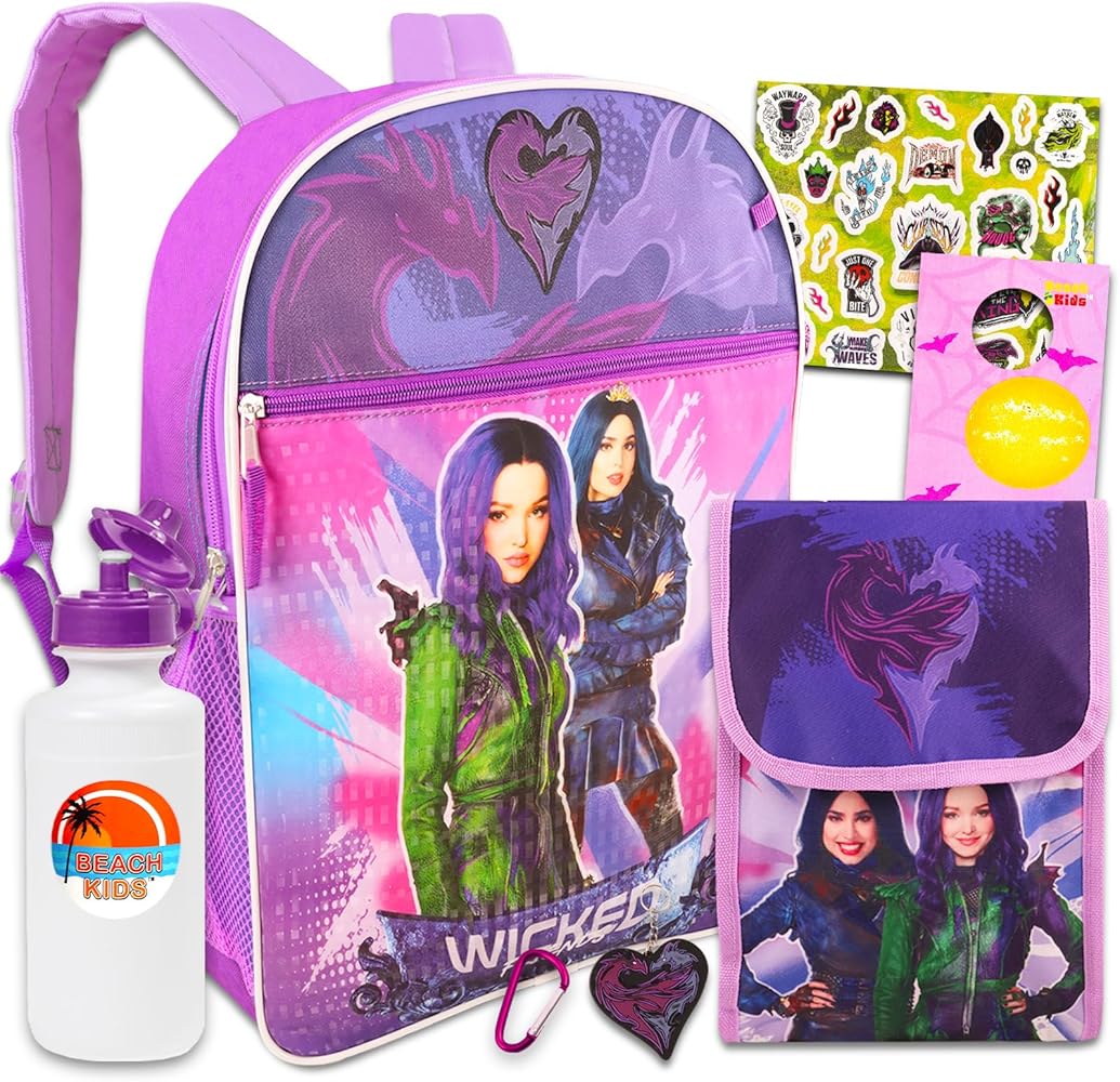 Amazon.co.jp: ディズニー ディセンダント バックパックとランチ