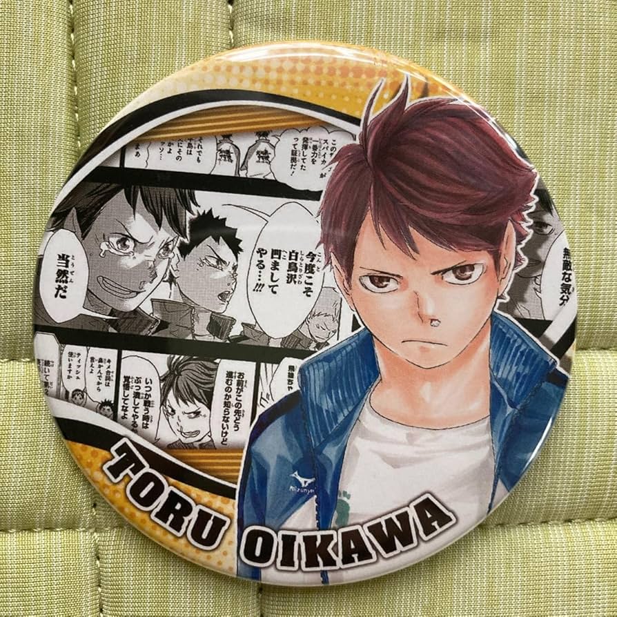 ハイキュー ハイドリ ファンパーク 缶バッジ 及川徹 ハイキュー ファン
