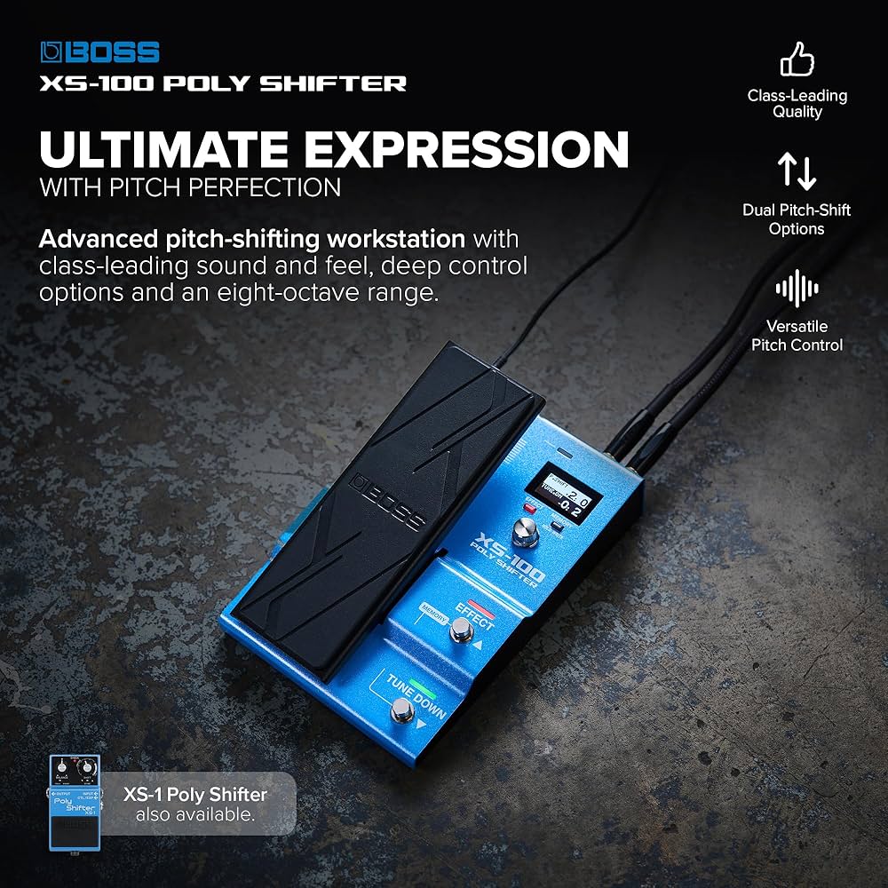 BOSS XS-100 Poly Shifter | Advanced Pitch Shifting Workstation
