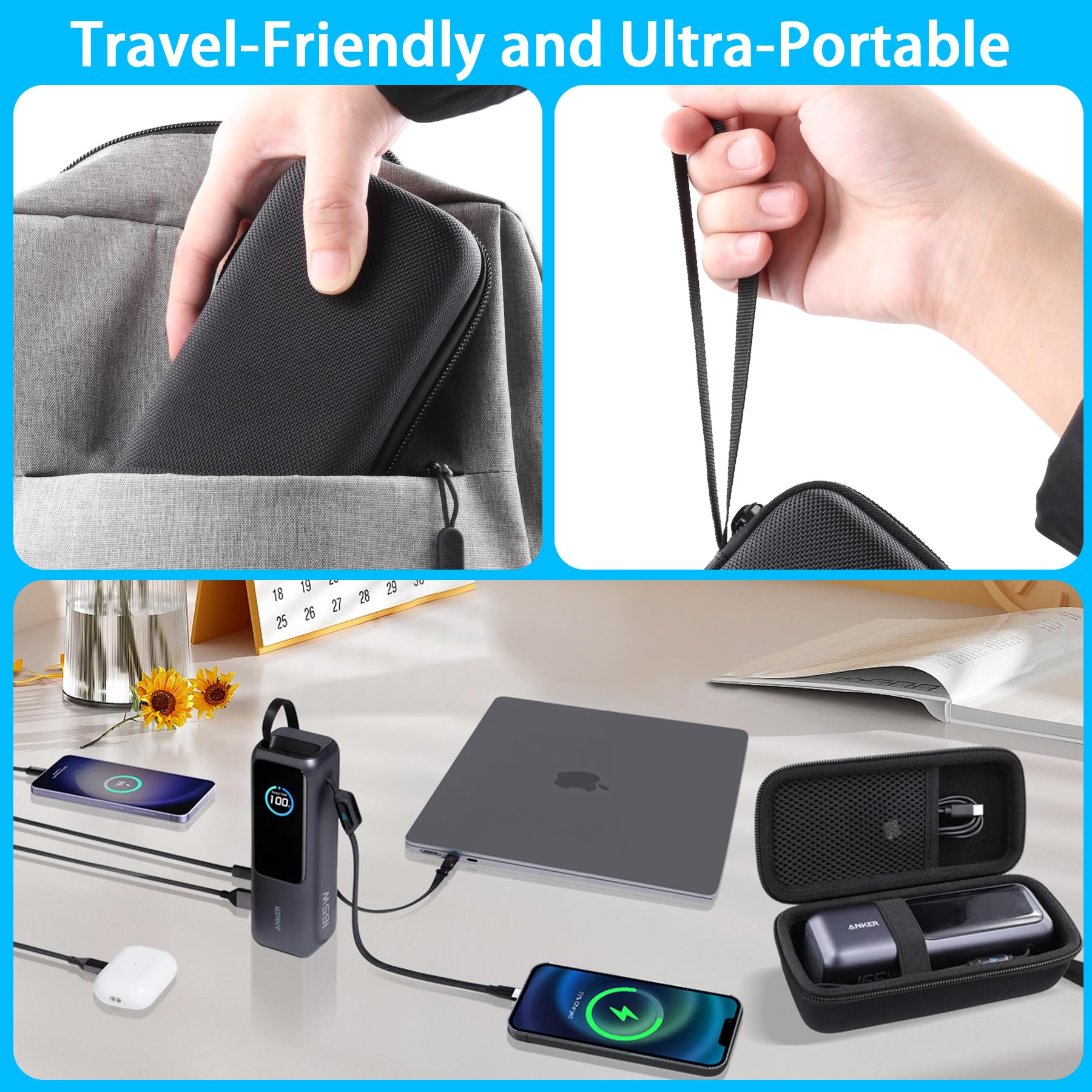 Amazon.co.jp: （ケースのみ）Anker Power Bank (25000mAh, 165W