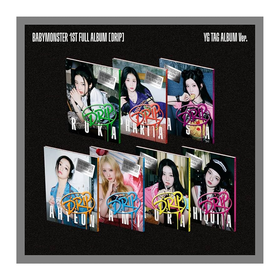 Amazon.co.jp: BABYMONSTER DRIP 1st Full Album YG TAG Random