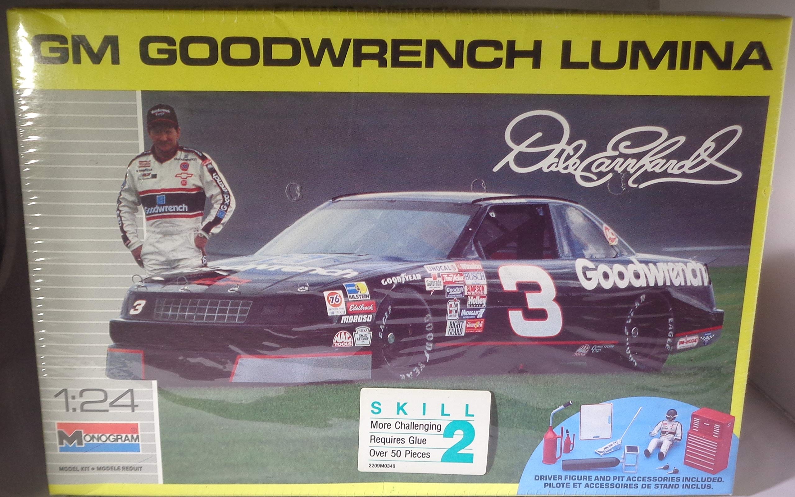 Amazon.com: Monogram Dale Earnhardt #3 Goodwrench Lumina Car Kit