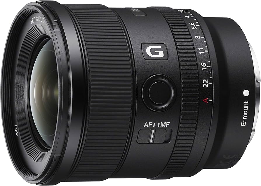 Amazon.com : Sony FE 20mm F1.8 G Full-Frame Large-Aperture Ultra