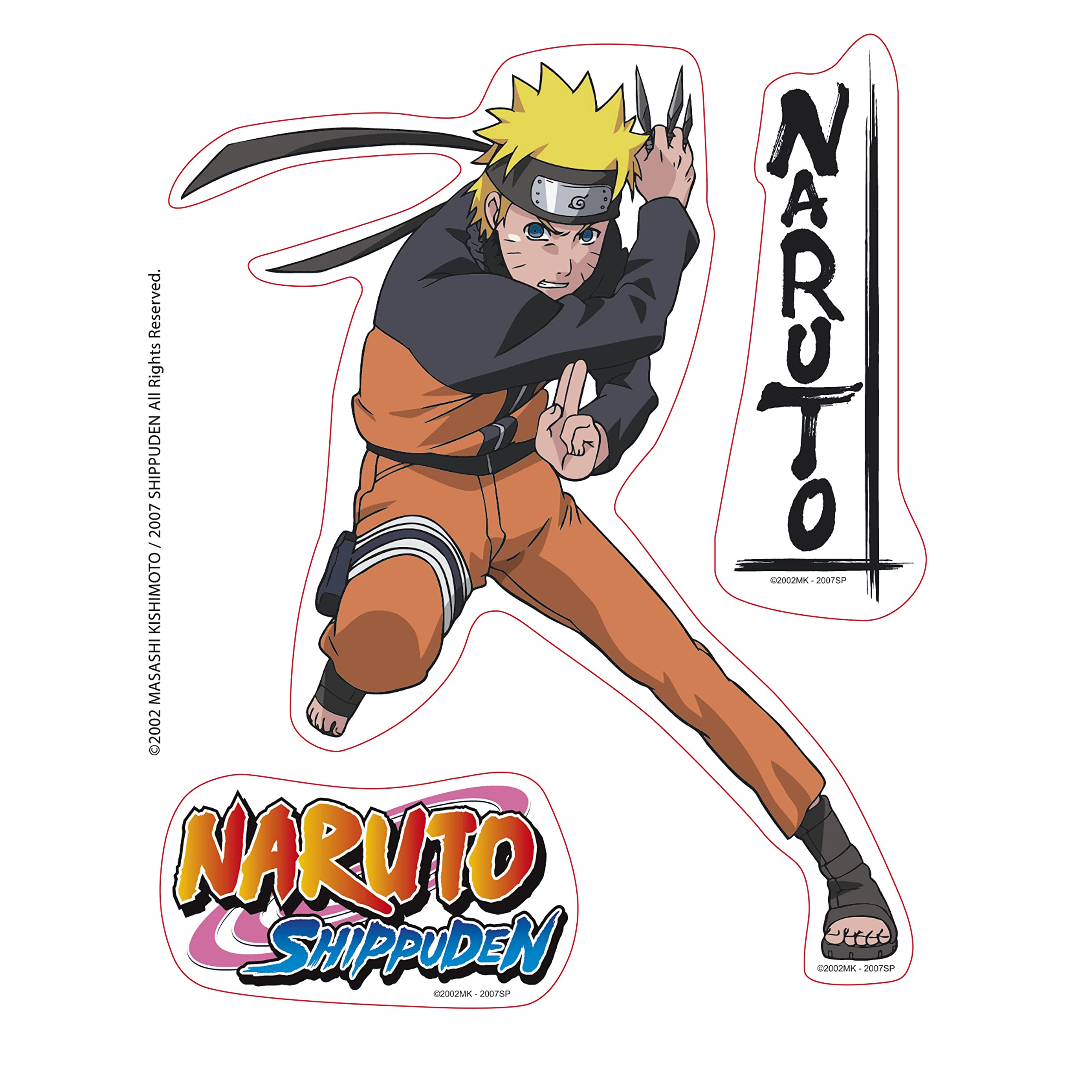 Amazon.co.jp: NARUTO - ナルト - 疾風伝 - ミニステッカーセット（16