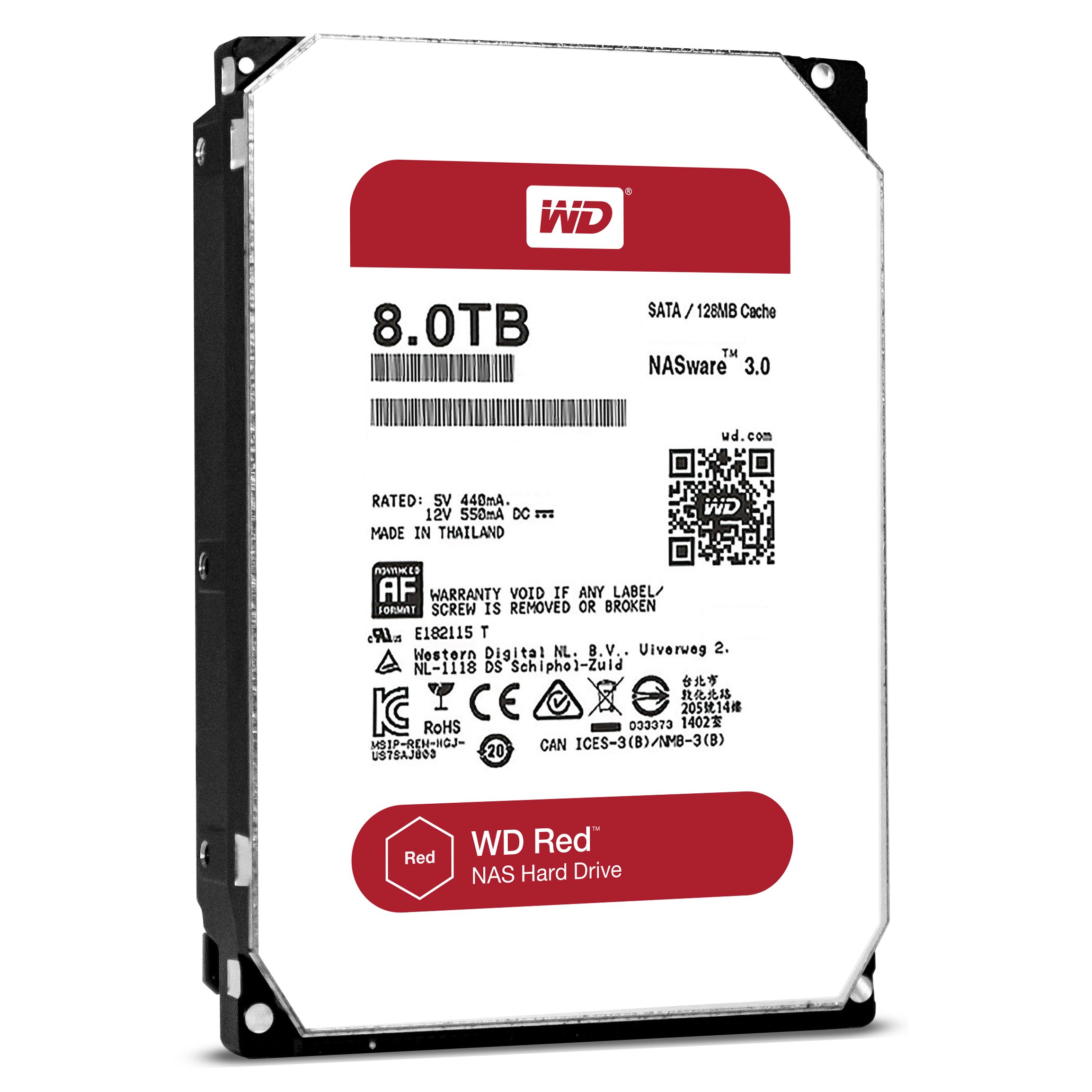 Amazon.com: WD Red 8TB NAS Hard Disk Drive - 5400 RPM Class SATA 6