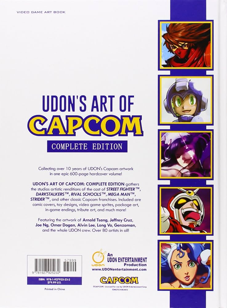 Amazon.com: Udon's Art of Capcom: Complete Edition: 9781927925232