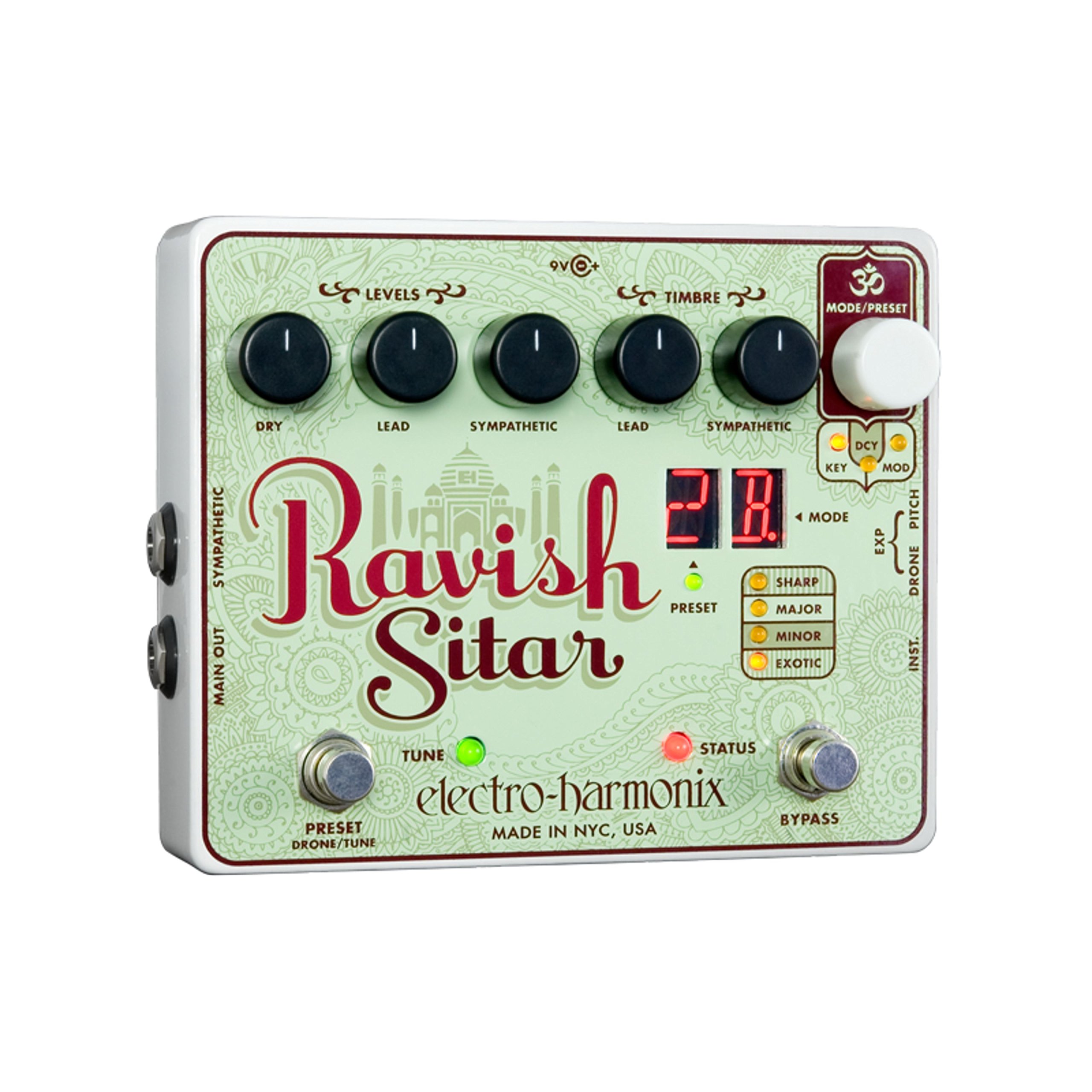 Amazon.com: Electro-Harmonix Ravish Sitar Emulator Pedal : Musical