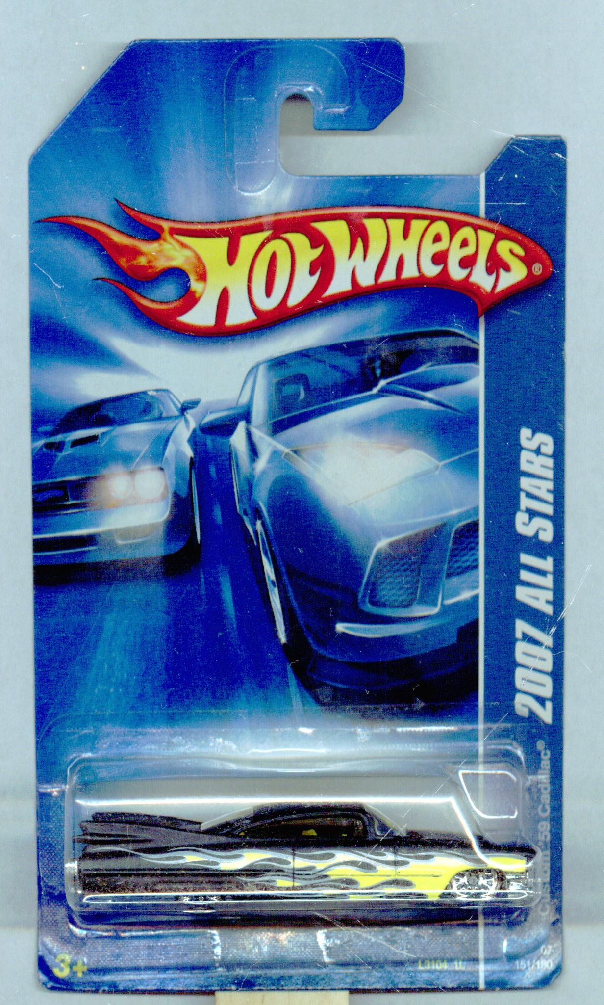 Amazon.com: Hot Wheels 2007-151/180 All Stars Custom '59 Cadillac