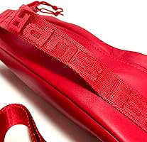 Amazon | (シュプリーム) Supreme メンズ レザーウエストバッグ レッド