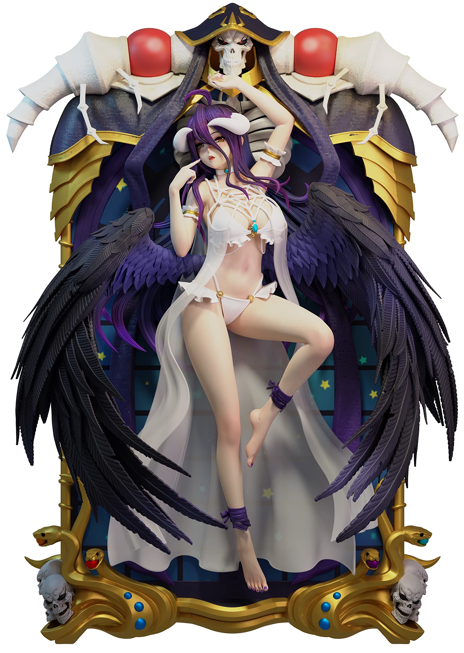 Amazon.co.jp: CUTEGK オーバーロード アルベド ランジェリーVer. 1/6