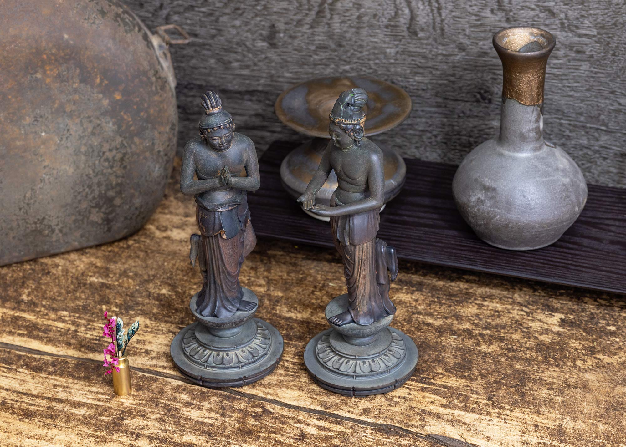 Amazon.co.jp: イスムTanaCOCORO[掌] 観音菩薩＆勢至菩薩（2体セット