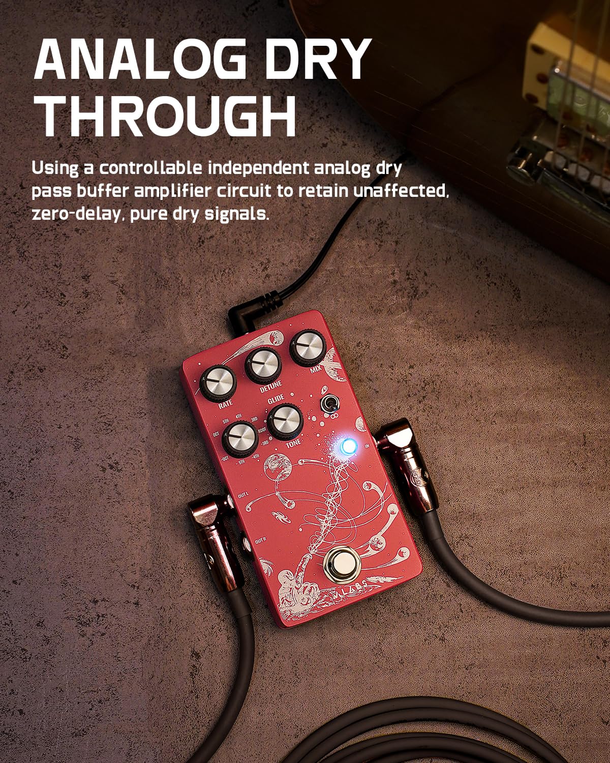 Amazon | ALABS オクターバー ギターエフェクターペダル 9モード