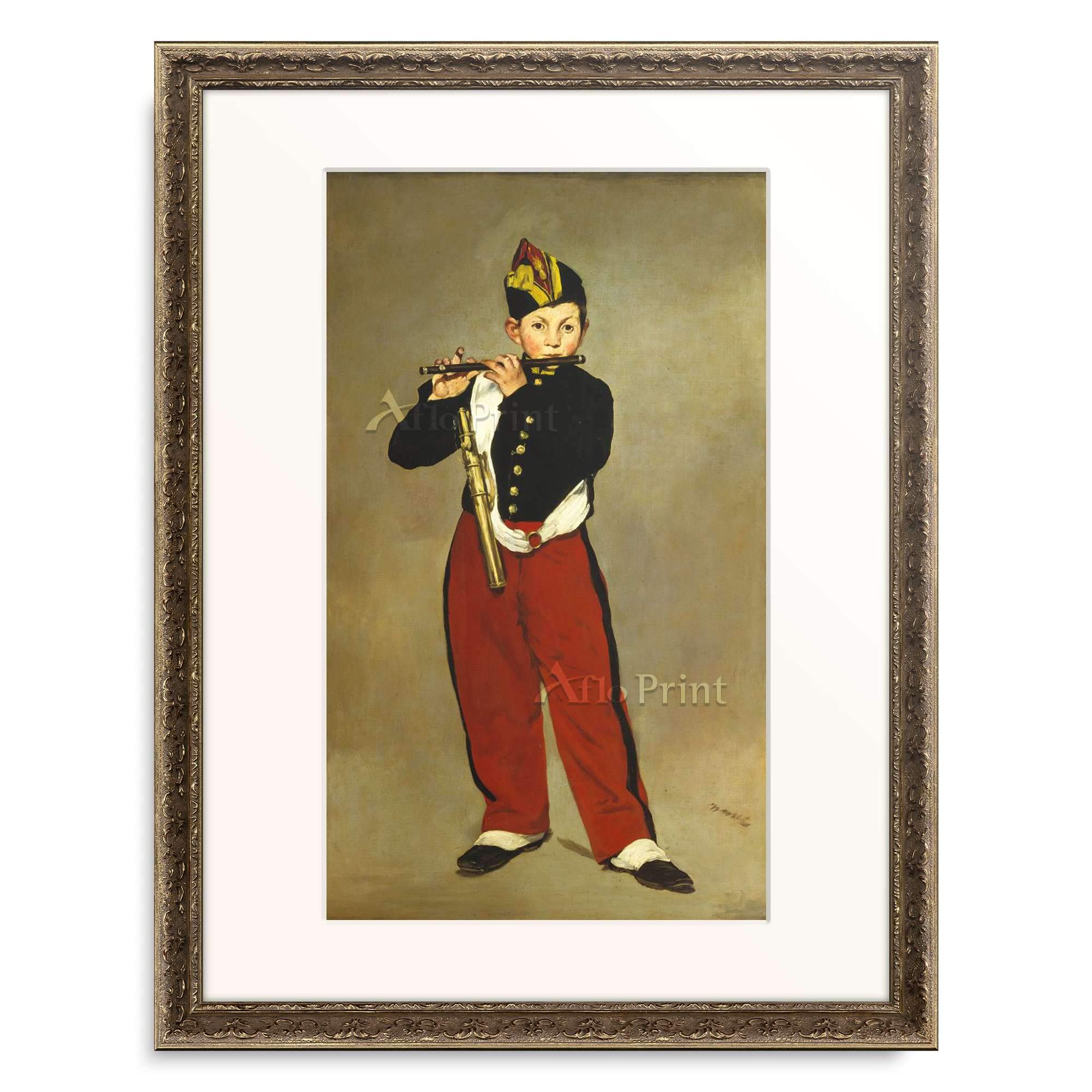 Amazon.co.jp: エドゥアール・マネ Edouard Manet 「笛を吹く少年 The