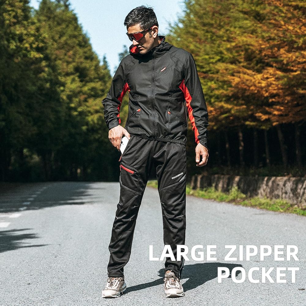 Amazon.com: ROCKBROS Cycling Pants for Men Windproof Thermal