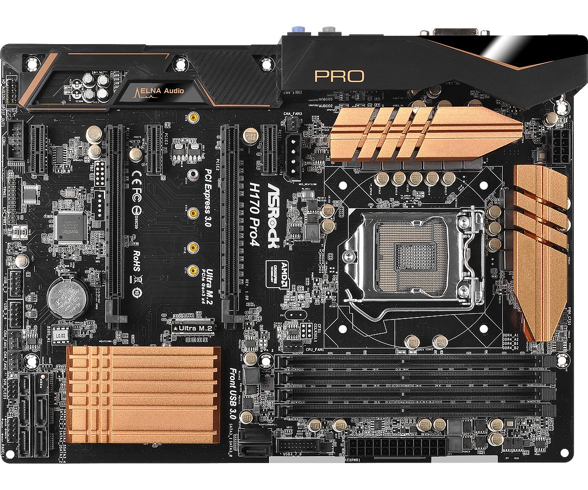 Amazon | ASRock Intel H170チップセット搭載 ATXマザーボード H170