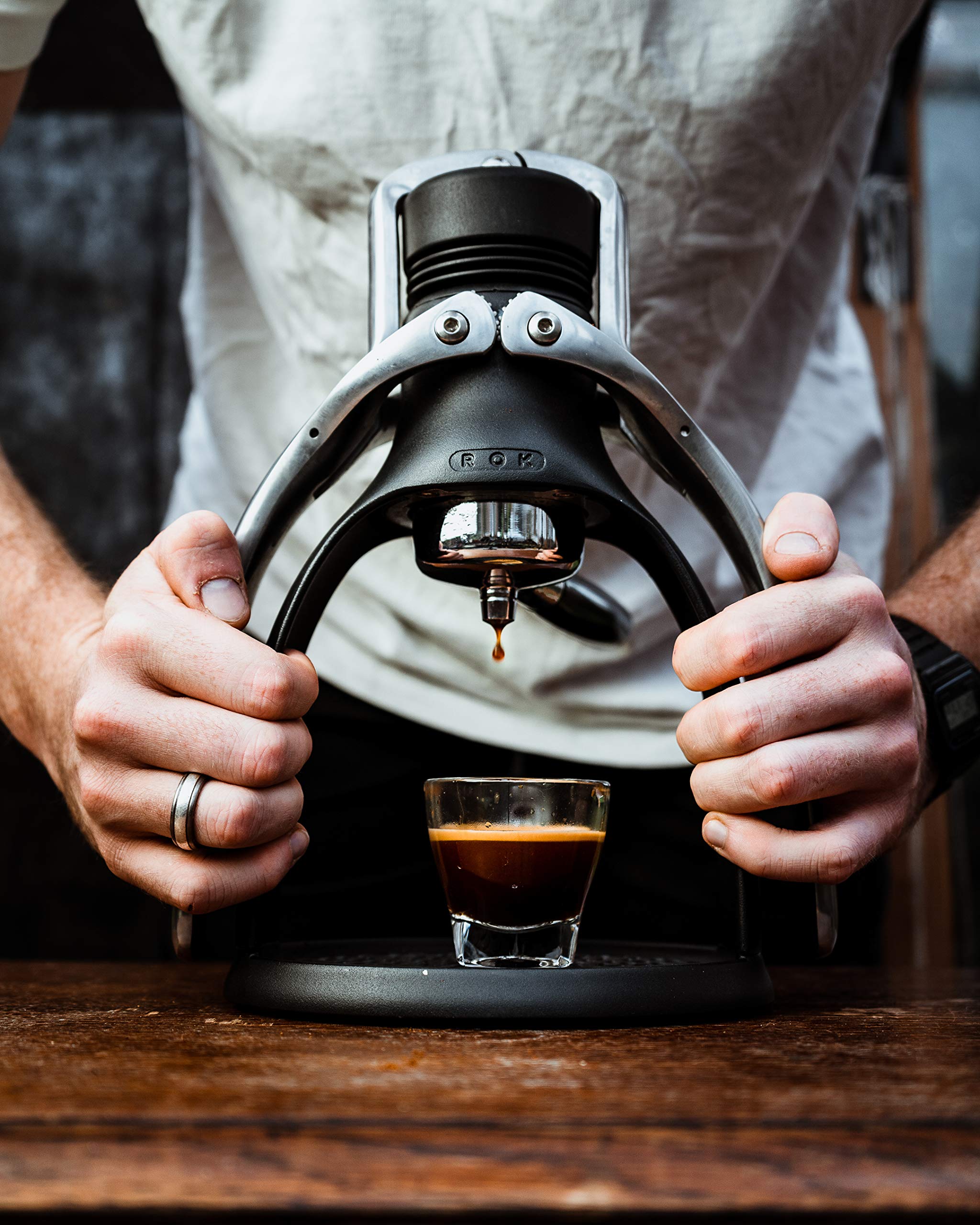 ROK エスプレッソメーカー GCにアップグレード可♪ 中古 おまけ多数