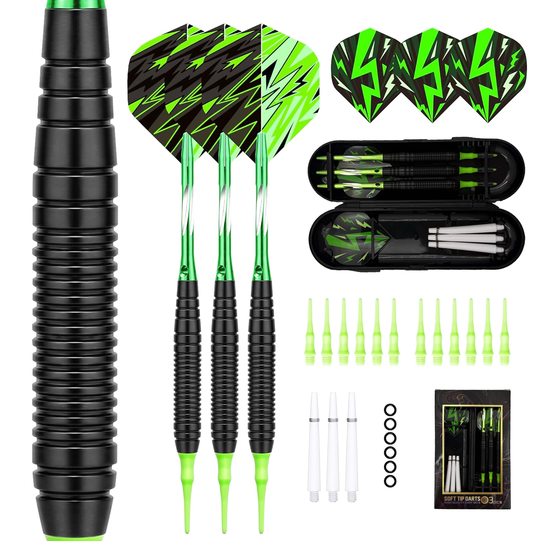 Amazon.co.jp: マイダーツ セット ソフトダーツ 19g 3本セット 初心者