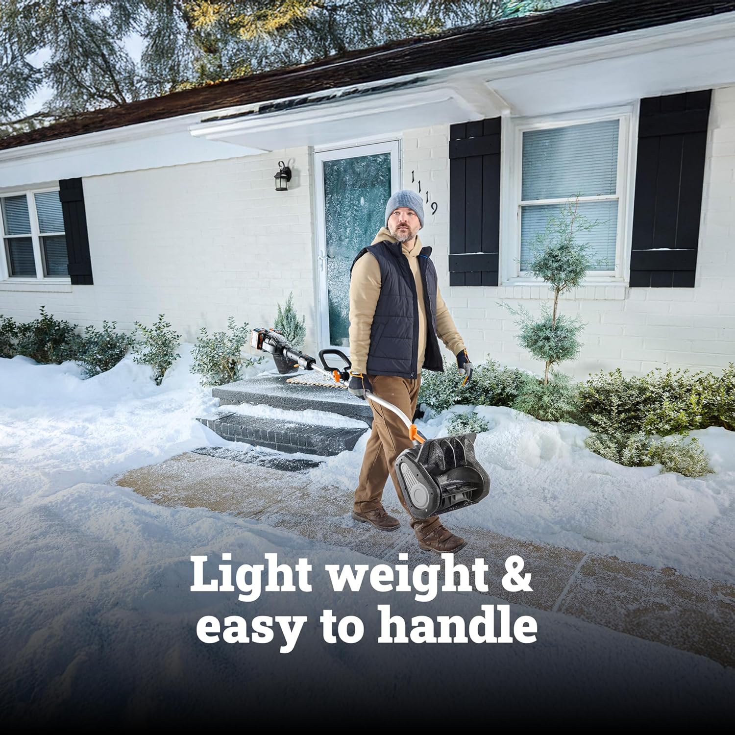 Worx - Brandclub - WORX Nitro 40V 12'' Cordless Snow Shovel