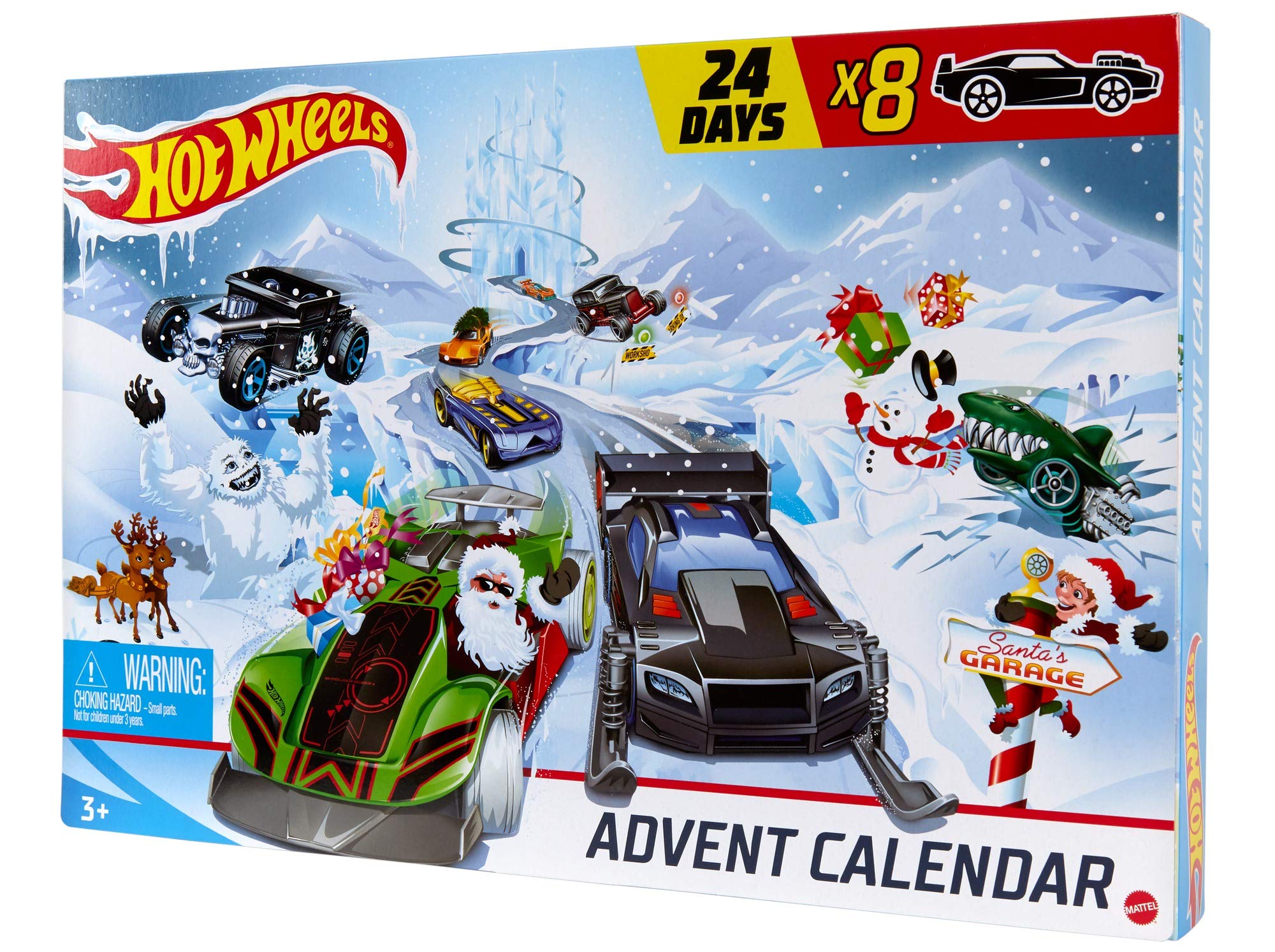 Amazon.com: Hot Wheels Advent Calendar 24 Day Holiday Surprises