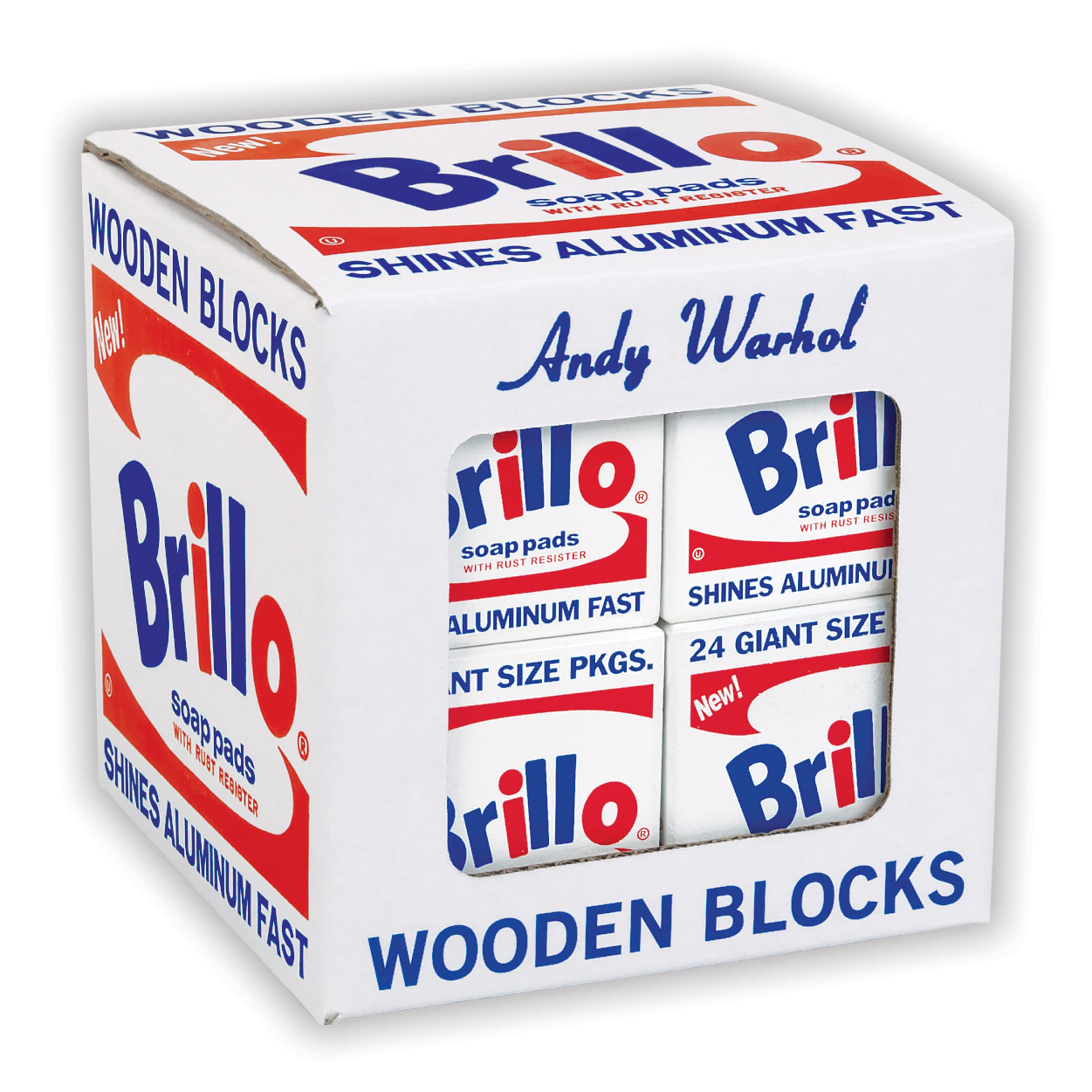 Amazon.co.jp: Andy Warhol Brillo Wooden Blocks : Mudpuppy: おもちゃ