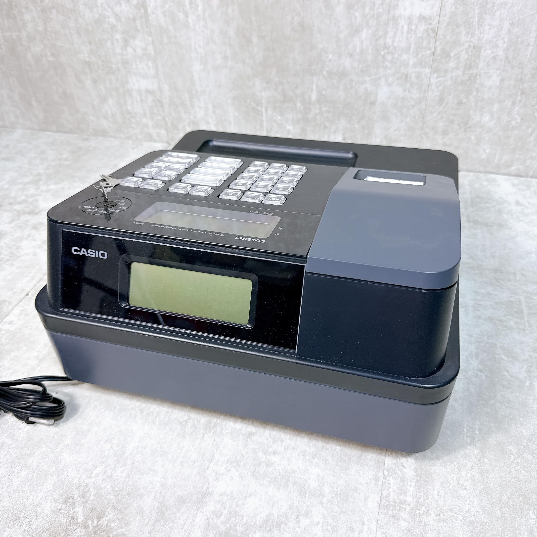 Amazon | カシオ 電子レジスター 18CR ブラック [電子レジスター