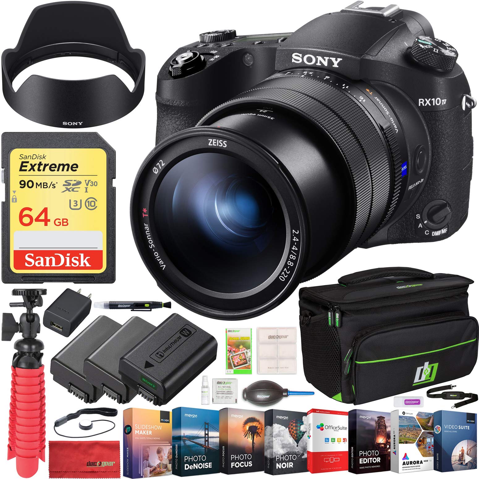Amazon.com : Sony RX10 IV Cyber-Shot High Zoom 20.1MP Camera with
