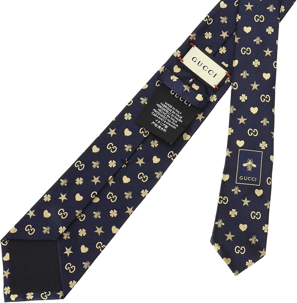 Amazon.co.jp: [グッチ] アパレル(ネクタイ) 545834 4E017 ネイビー