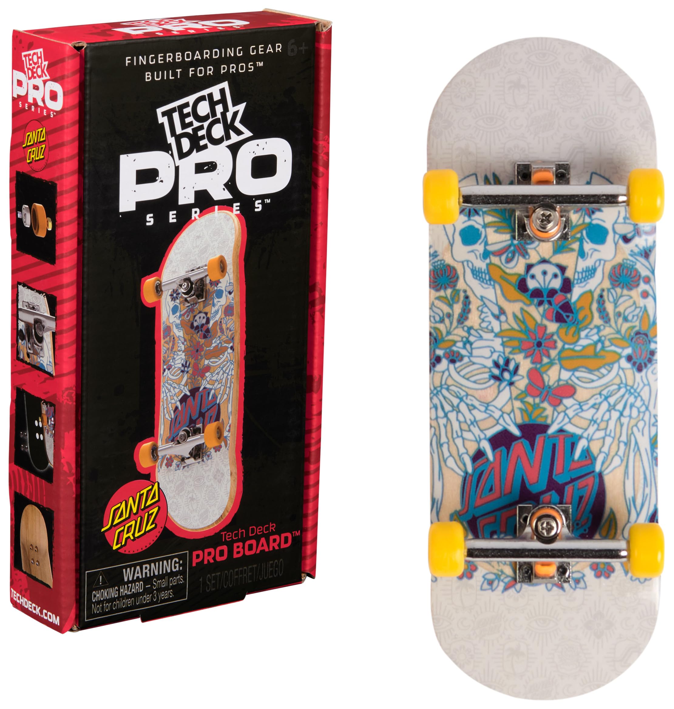 Tech Deck, Santa Cruz Pro Series Finger Board with Storage Display