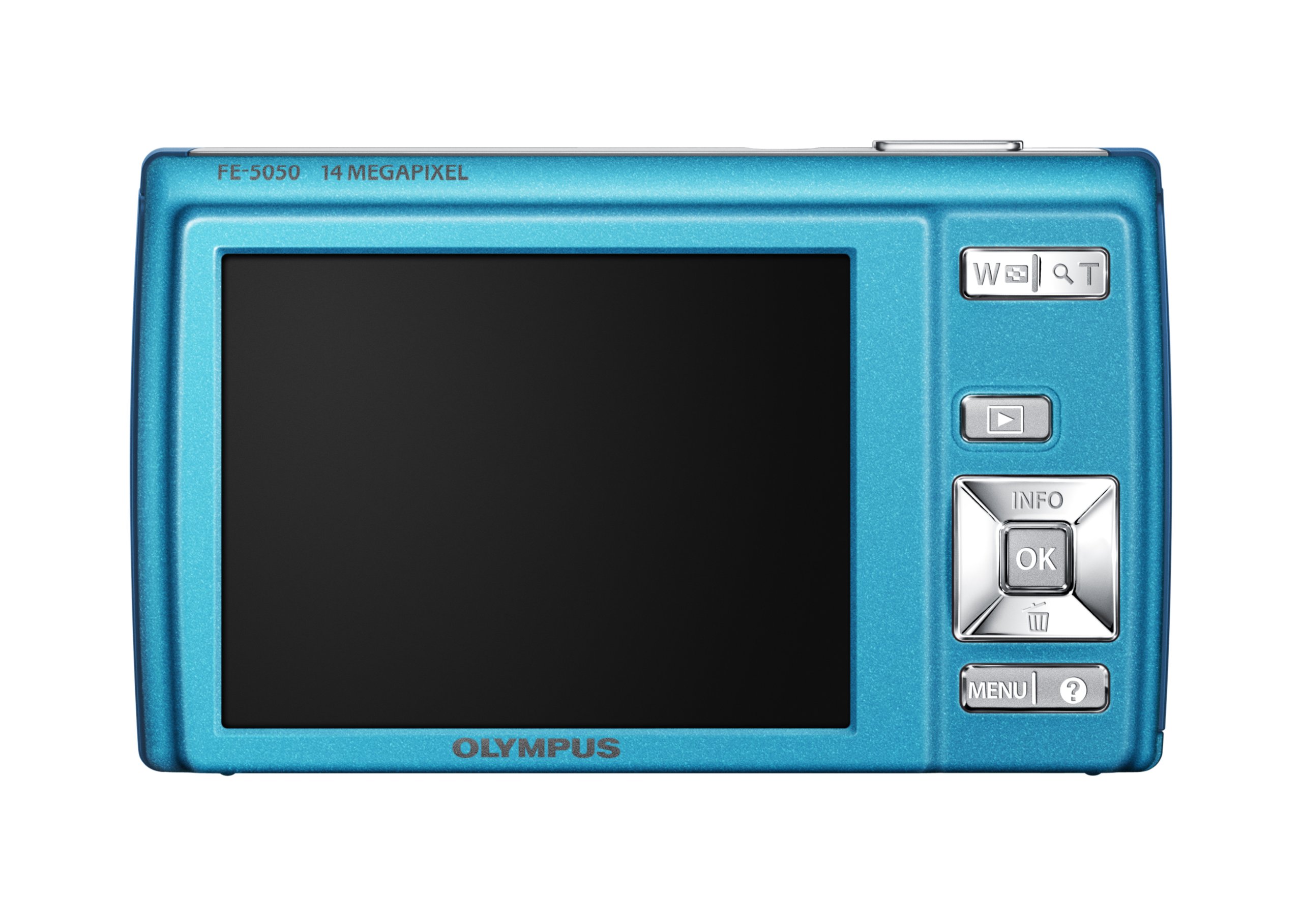 Amazon | OLYMPUS デジタルカメラ FE-5050 ブルー 光学5倍ズーム FE