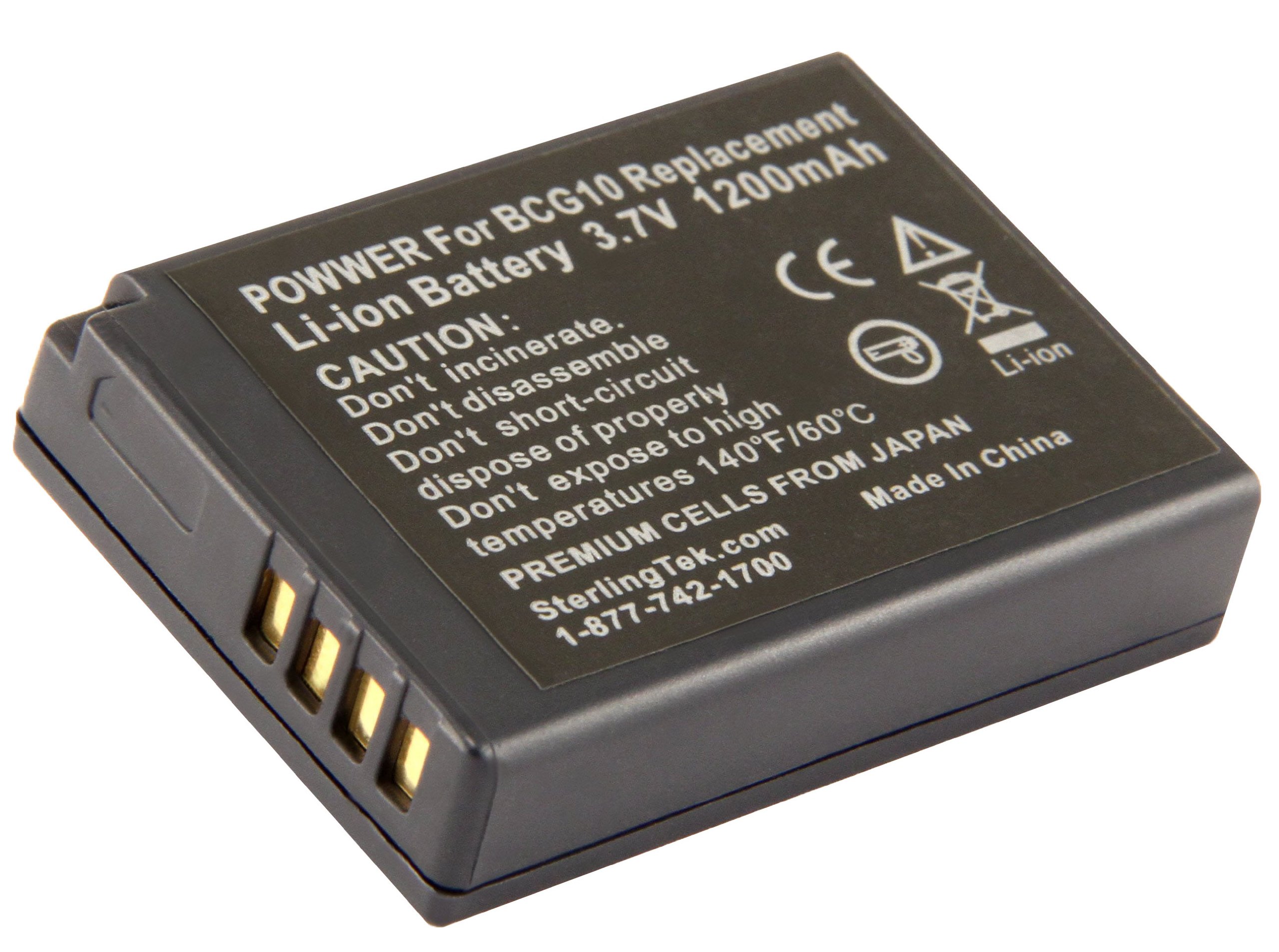 Amazon.com : STK DMW-BCG10PP Battery for Panasonic Lumix DMC-ZS19