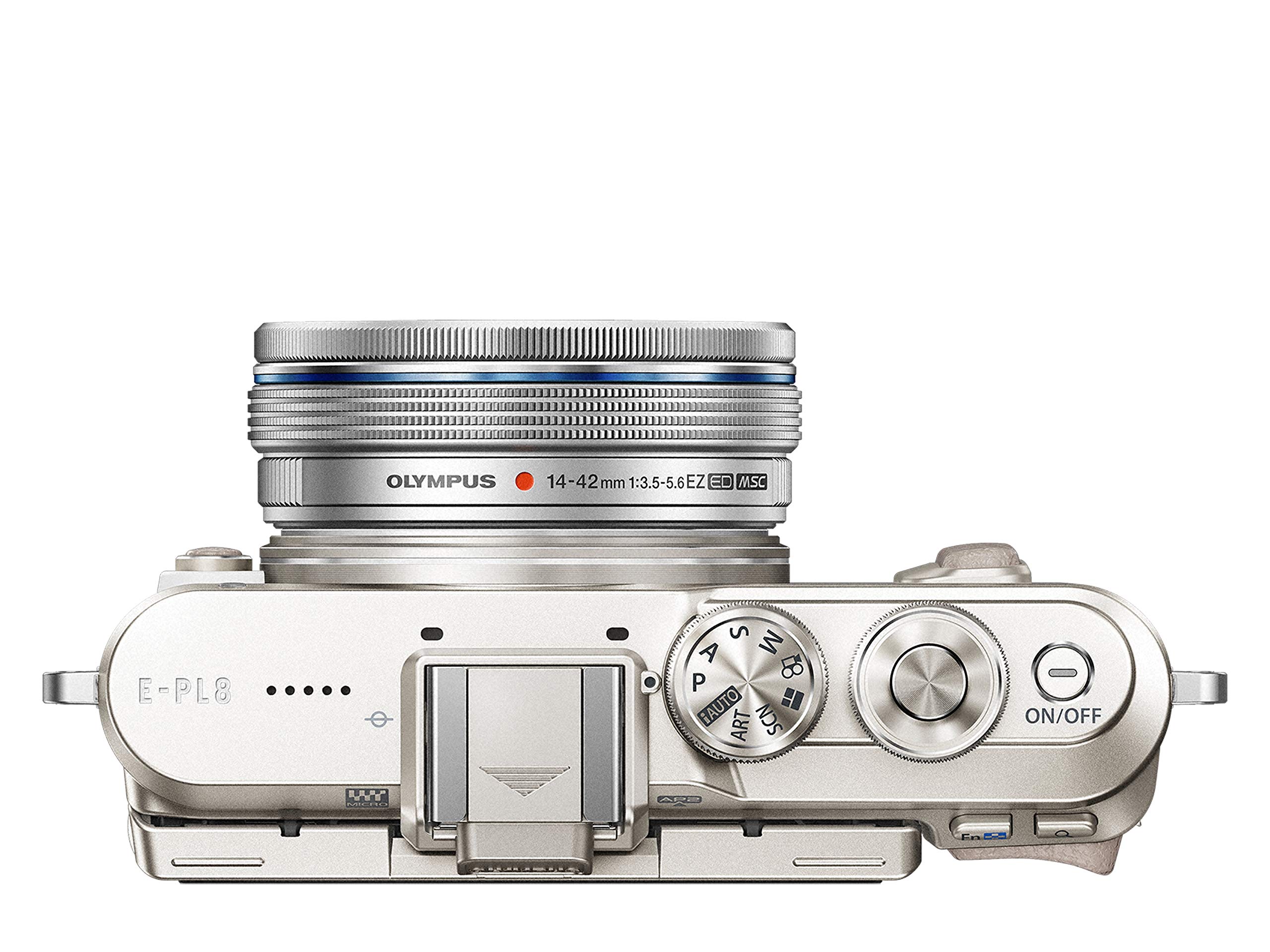 Amazon.com : OLYMPUS PEN E-PL8 14-42mm EZ lens kit [White