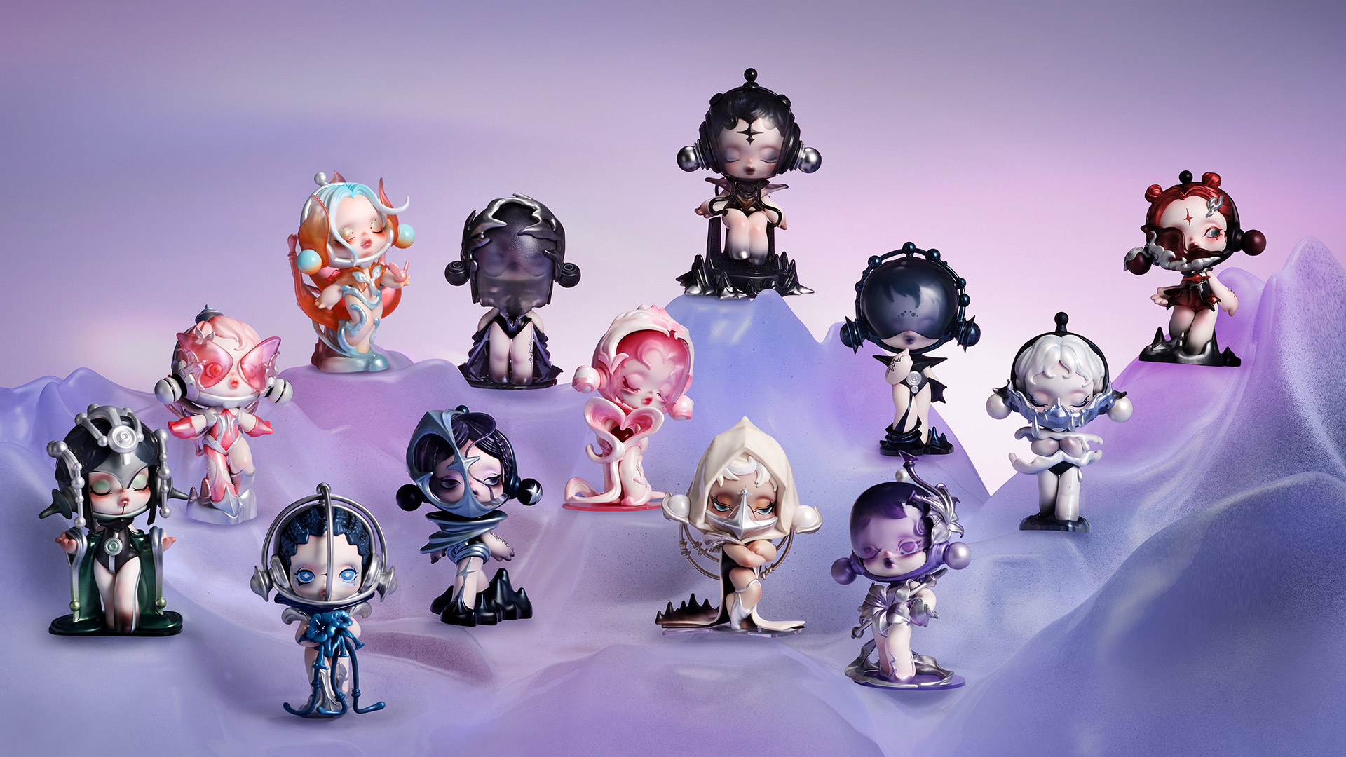 Amazon.com: POP MART SKULLPANDA The Sound Series Figures, 12PCs