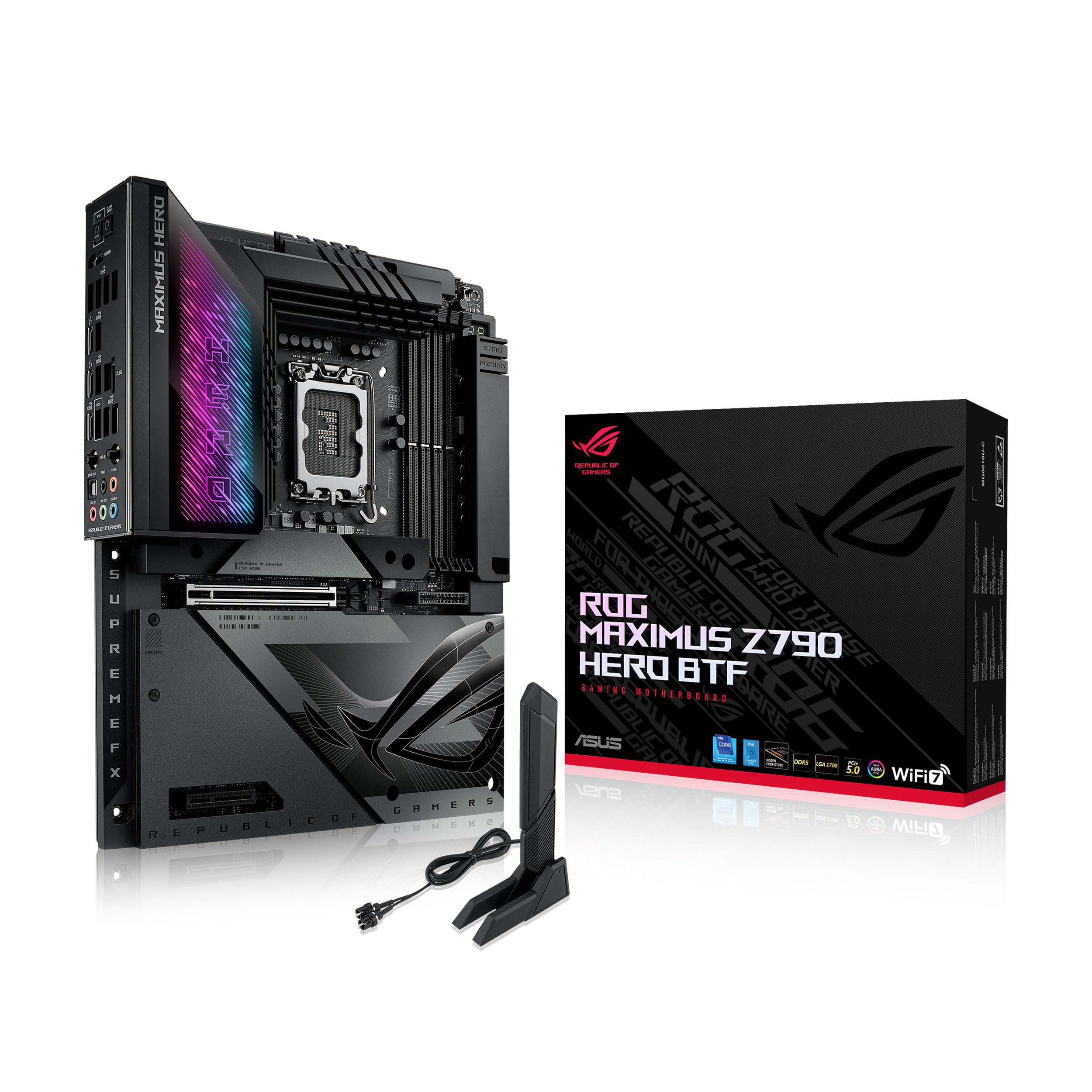 ROG Maximus Z790 Hero BTF Intel® Z790 LGA 1700 ATX Motherboard