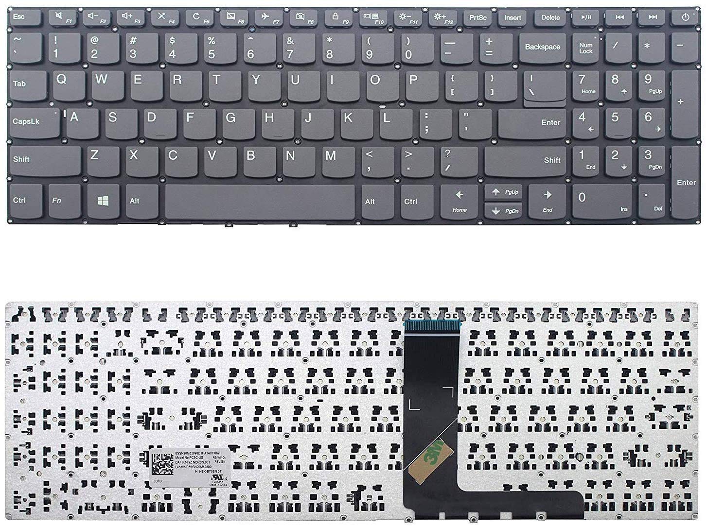 Amazon.com: US Black English Laptop Keyboard (Without Frame