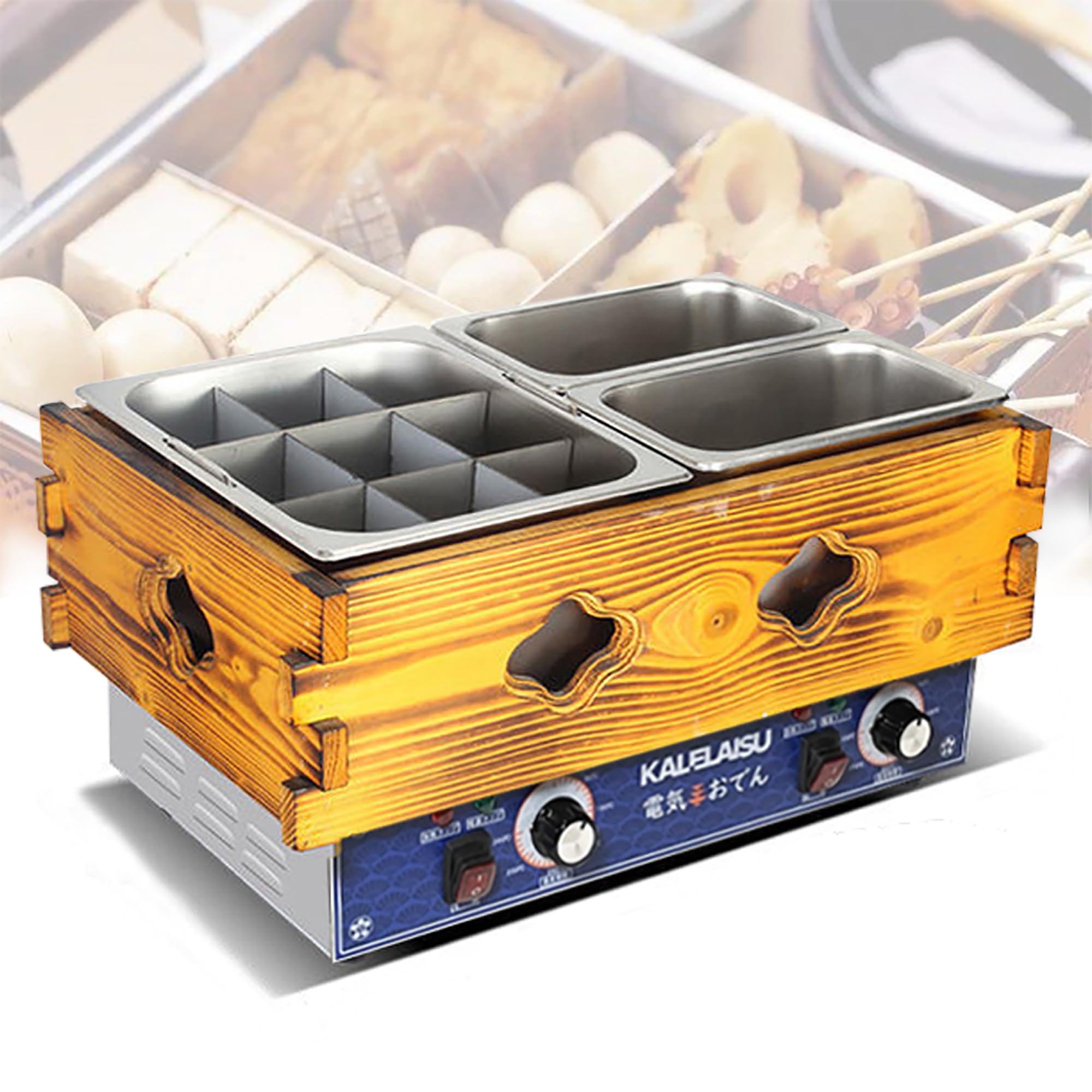 Amazon | おでん鍋 業務用デスクトップおでん機 麺鍋 フライヤー