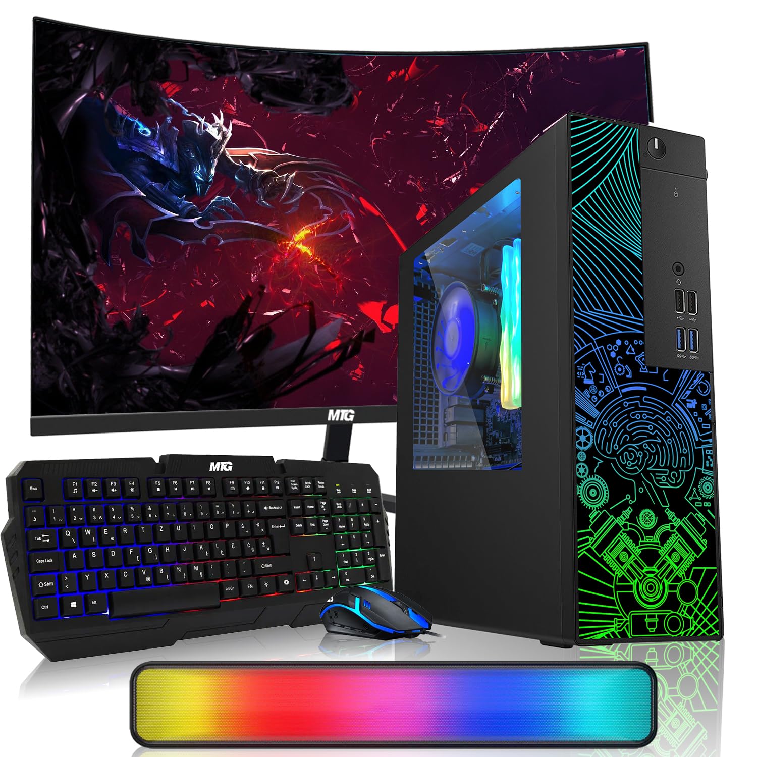 Amazon.com: TechMagnet RGB Desktop Computer PC - Intel Core i5